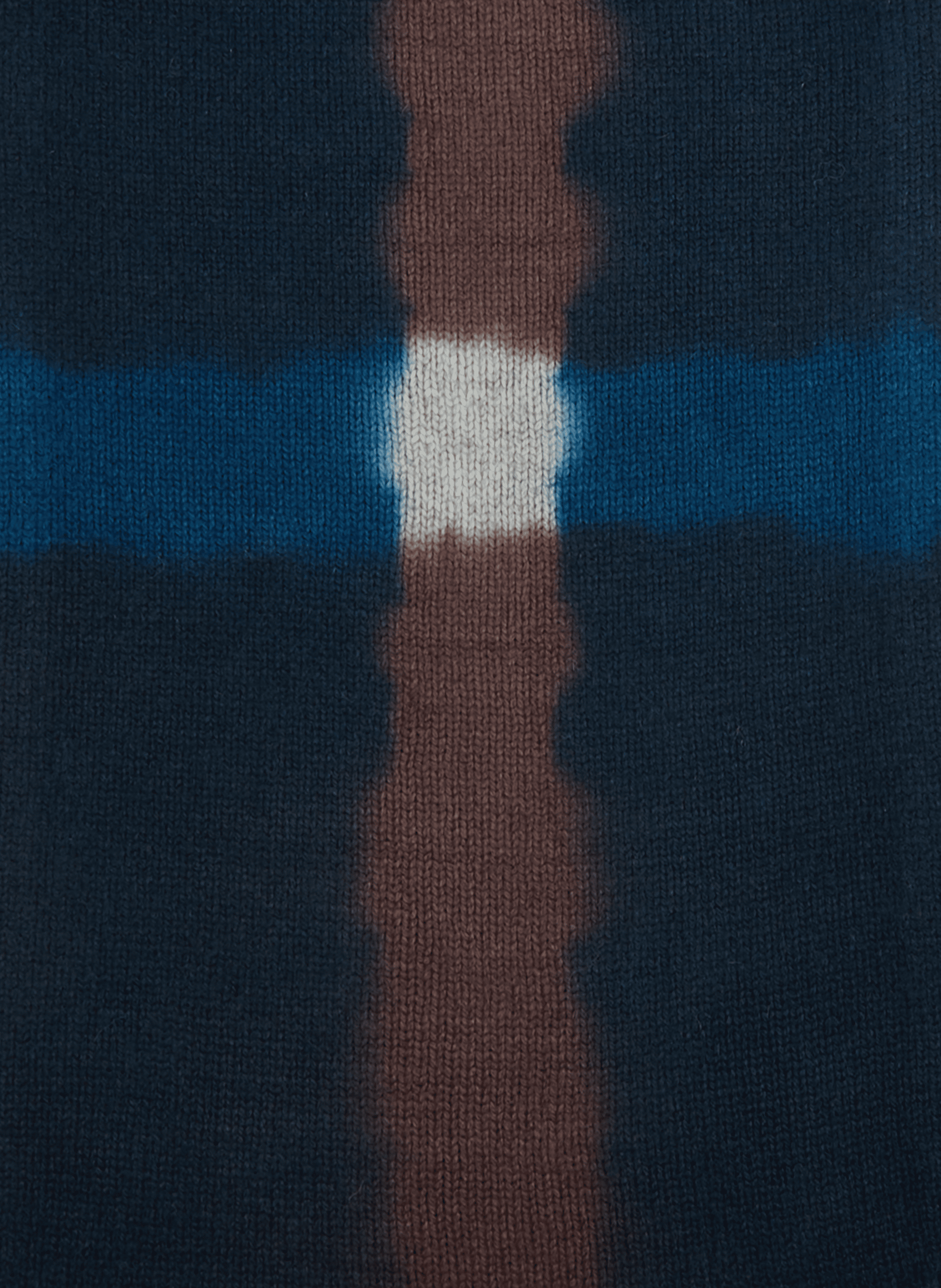 Merino wool tie-dye scarf PAUL SMITH Blue