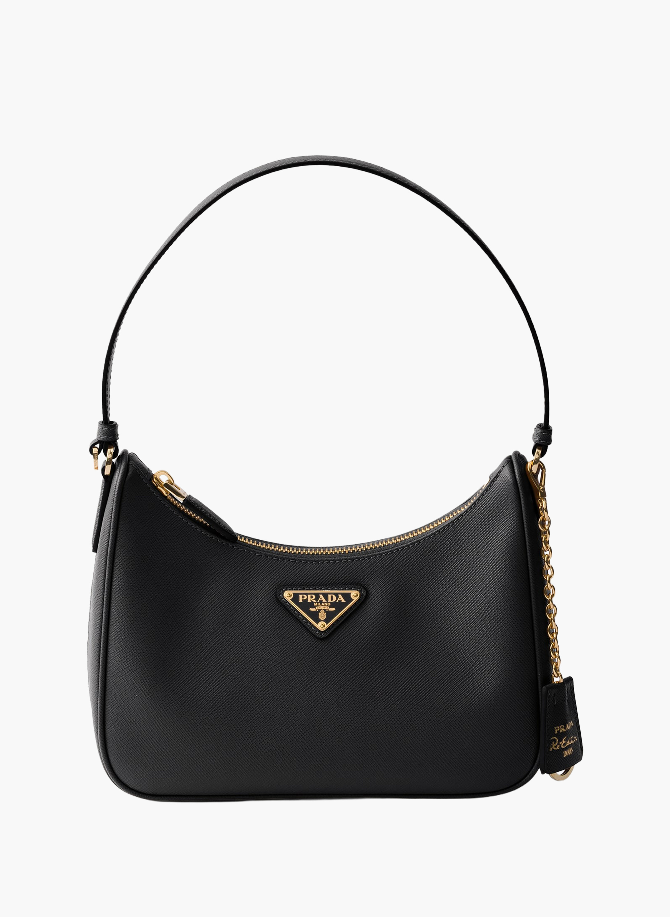 Prada re-edition 2005 saffiano leather mini-bag PRADA Noir