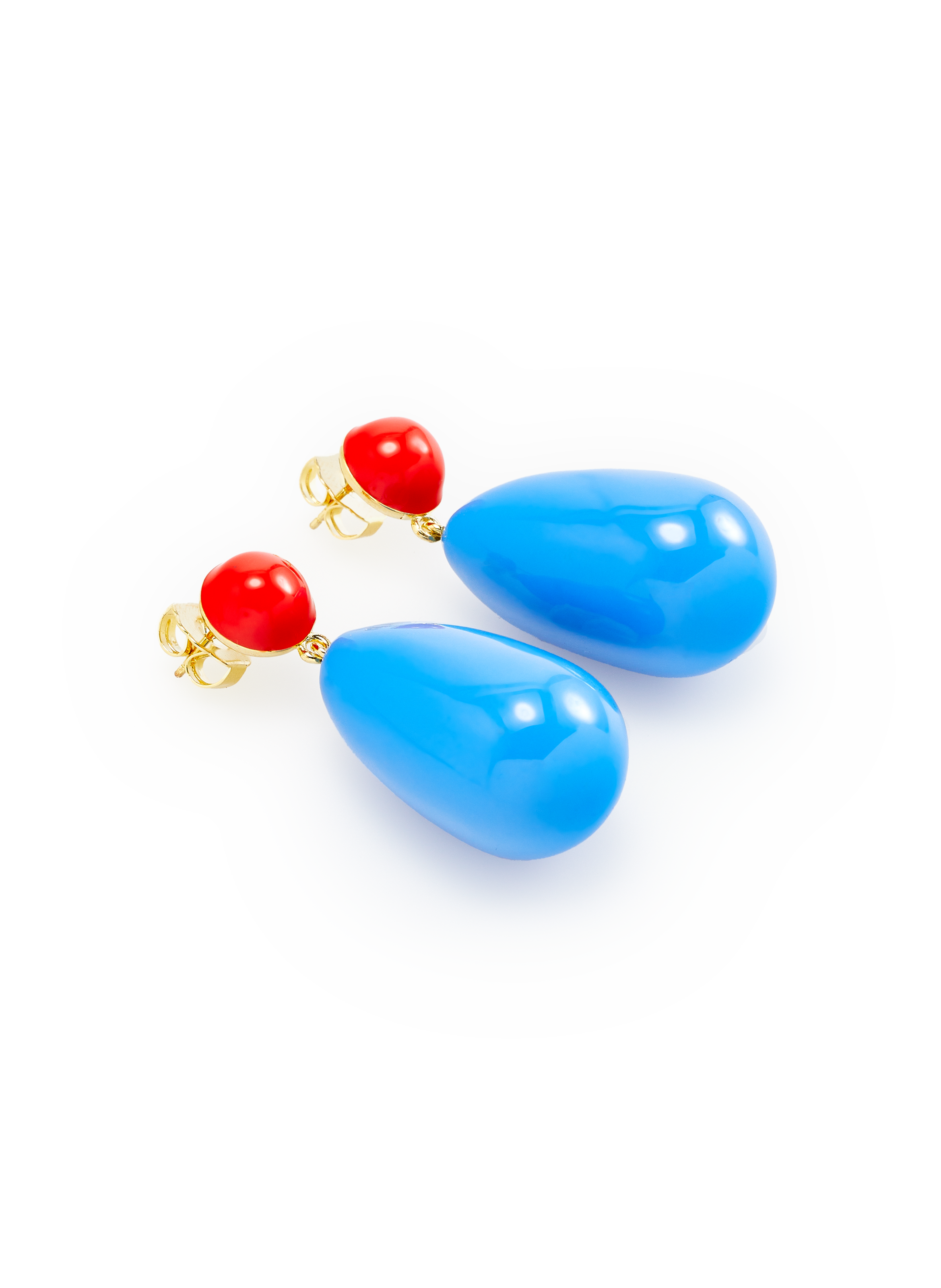 Boucles d'oreille pendantes ESHVI Bleu