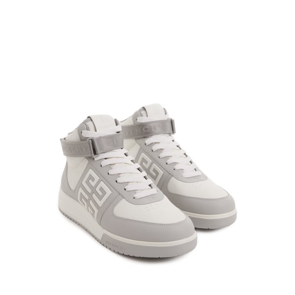 Baskets montantes en cuir