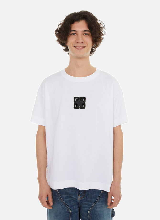 Patchwork-effect cotton T-shirt GIVENCHY