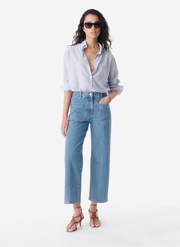 Jean crop helias Bleu by VANESSA BRUNO VANESSA BRUNO Jean crop helias Bleu