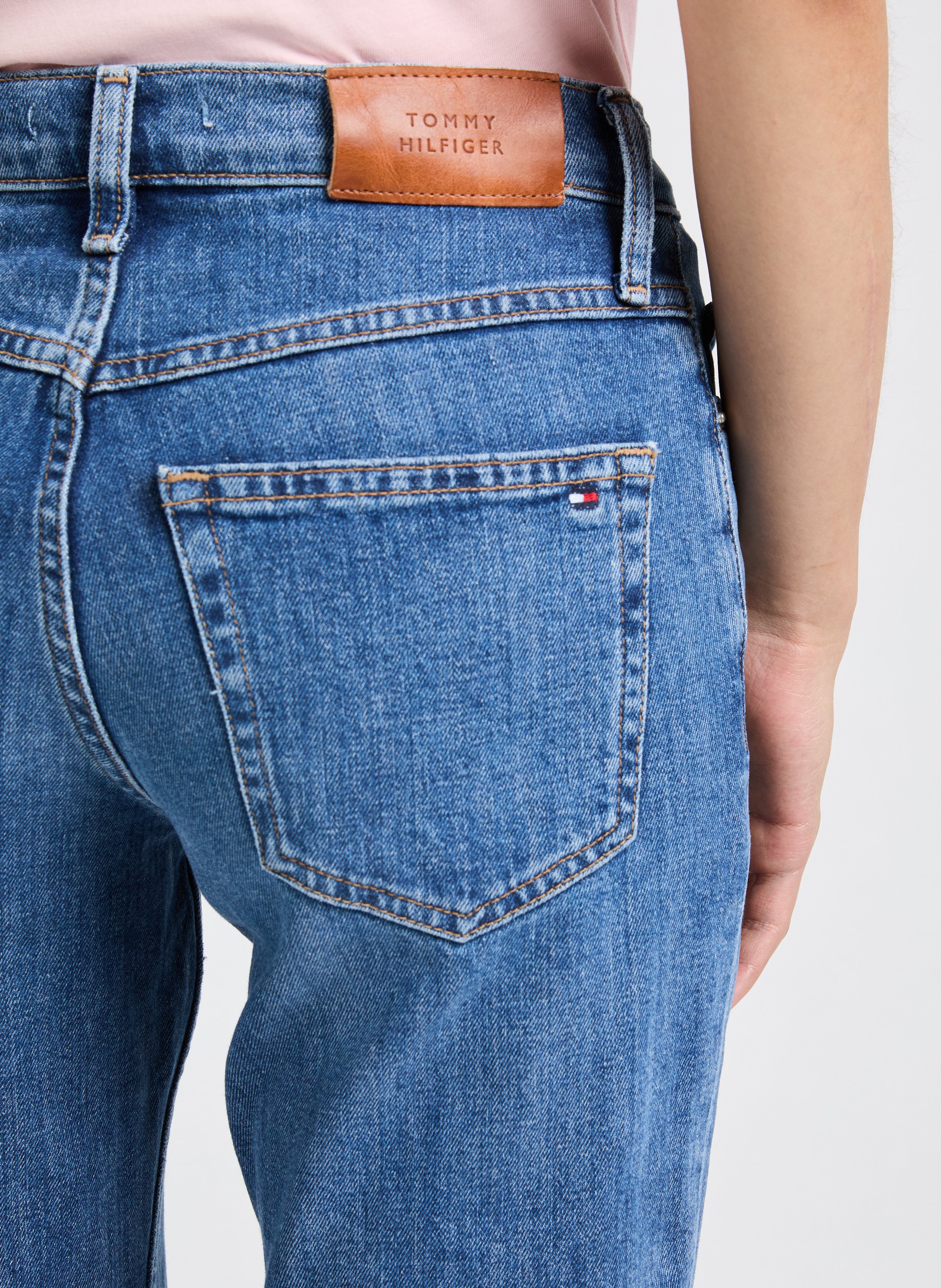 Jean coupe droite  TOMMY HILFIGER Bleu