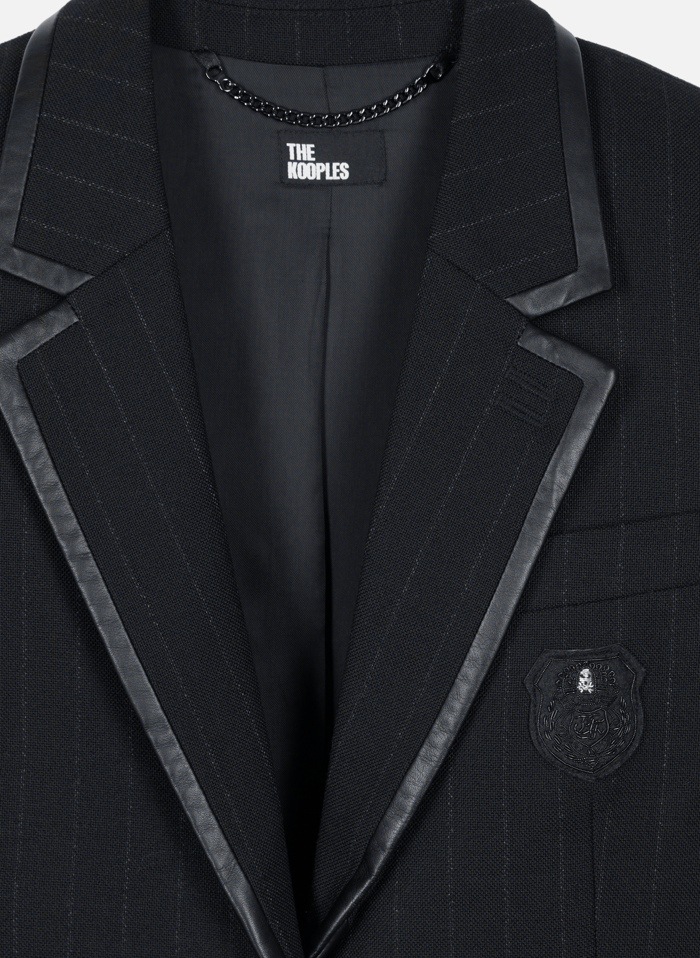 Veste à rayures tennis en laine mélangée THE KOOPLES 