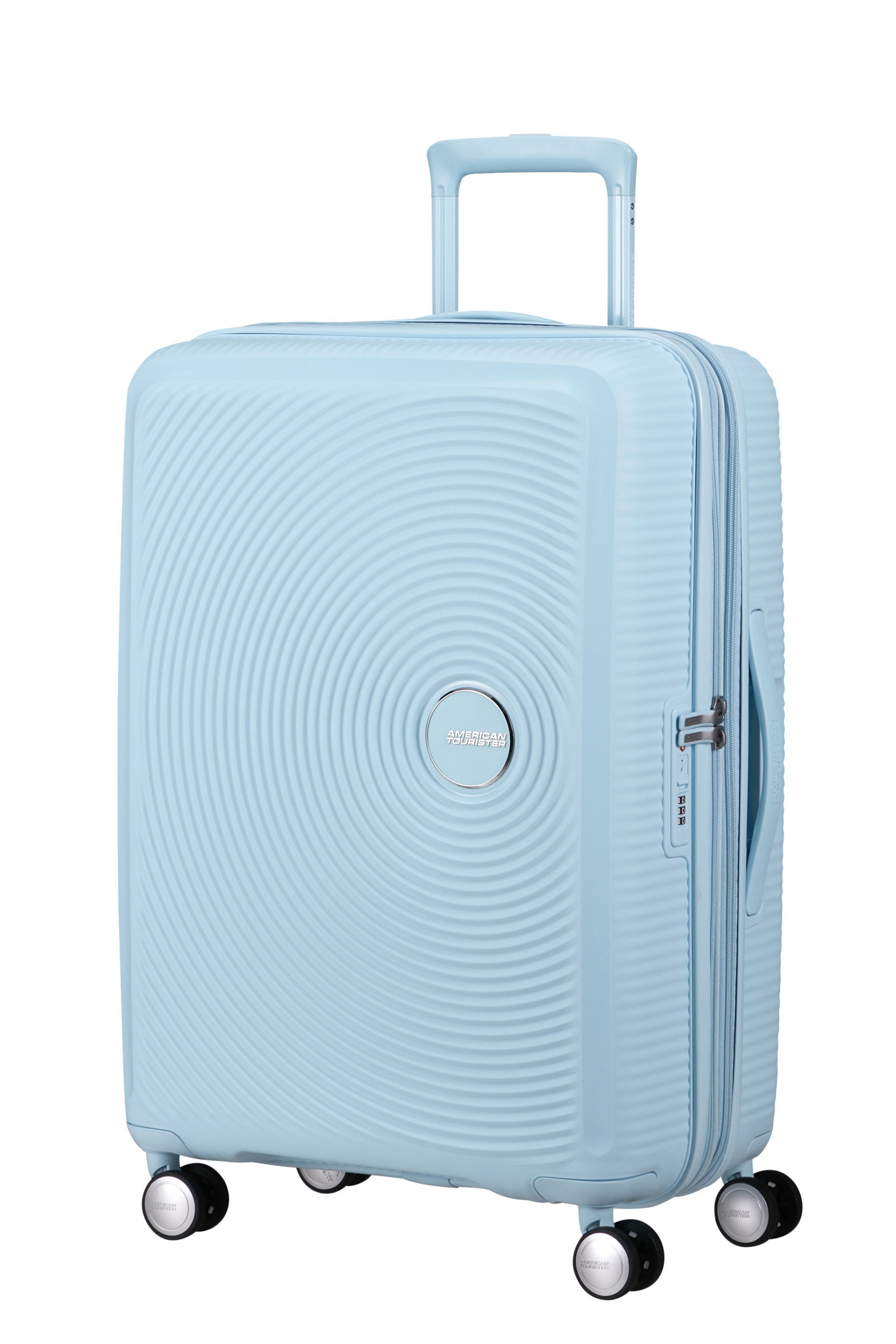 Soundbox valise 4 roues taille m AMERICAN TOURISTER Bleu