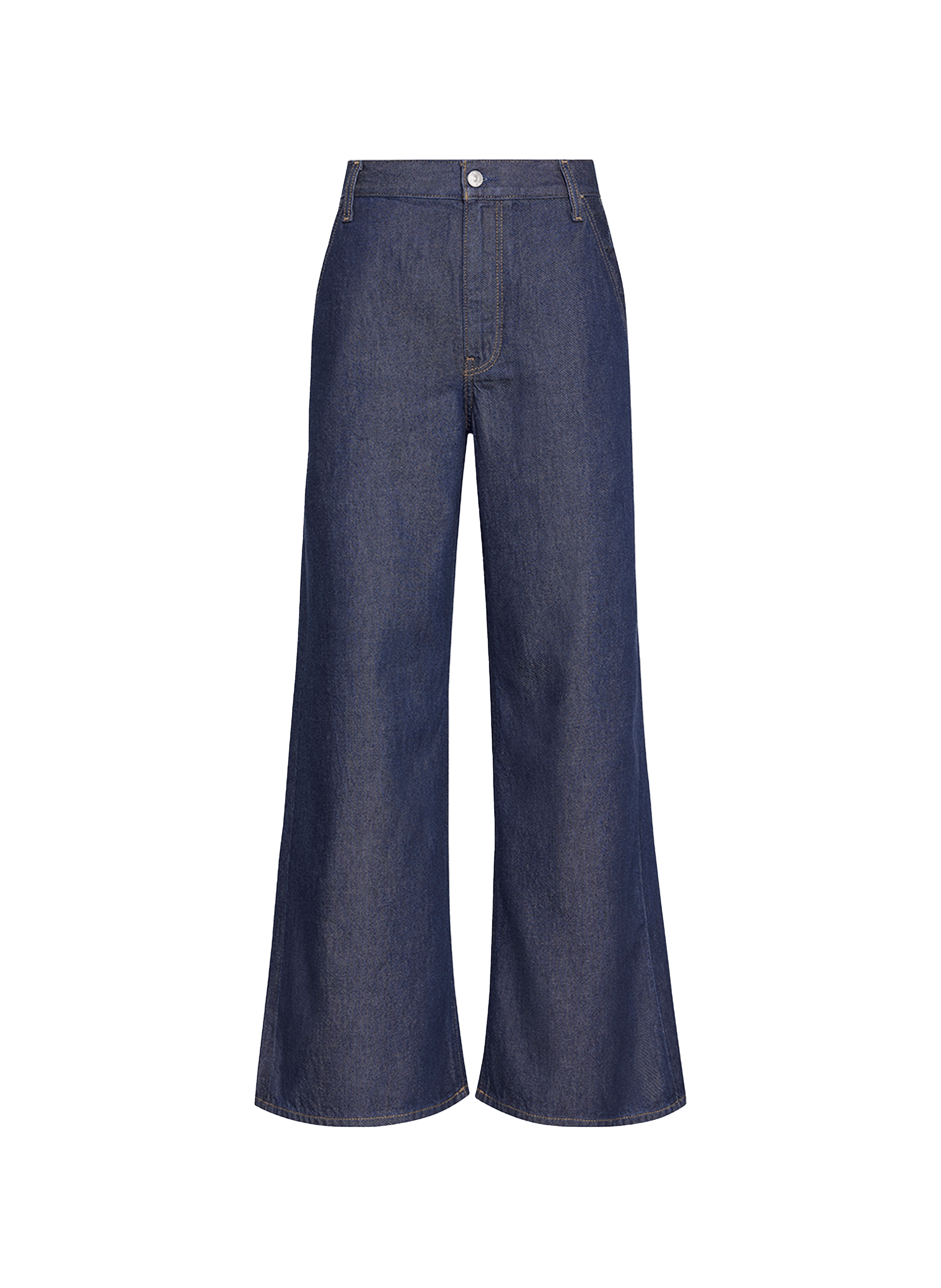 Jean large en coton mélangé CALVIN KLEIN Bleu