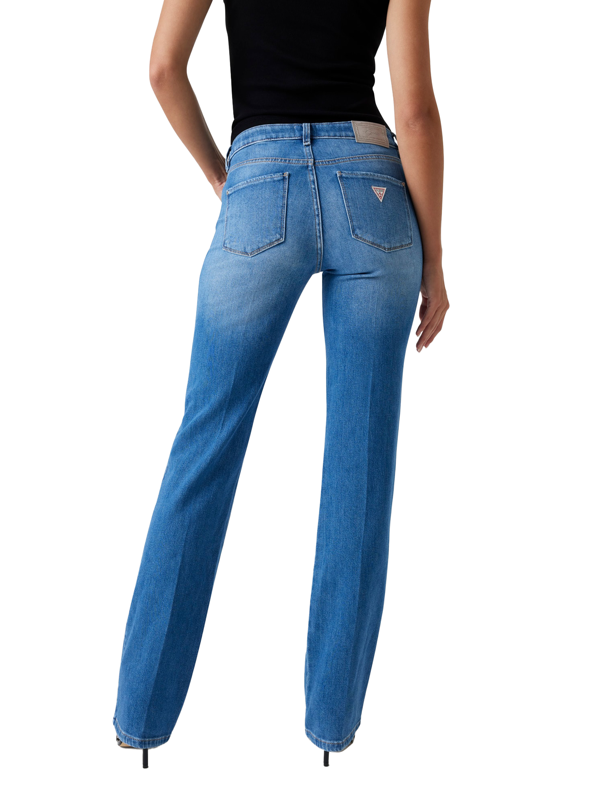 Jean sexy droit  GUESS Bleu