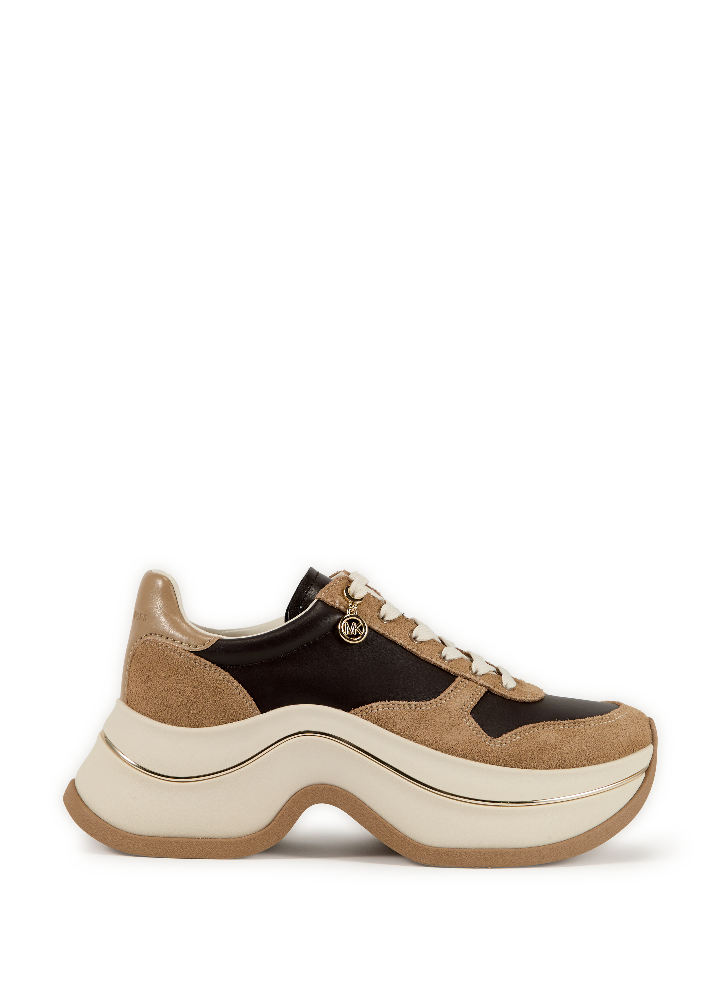 MICHAEL KORS Leather platform sneakers Multicolour