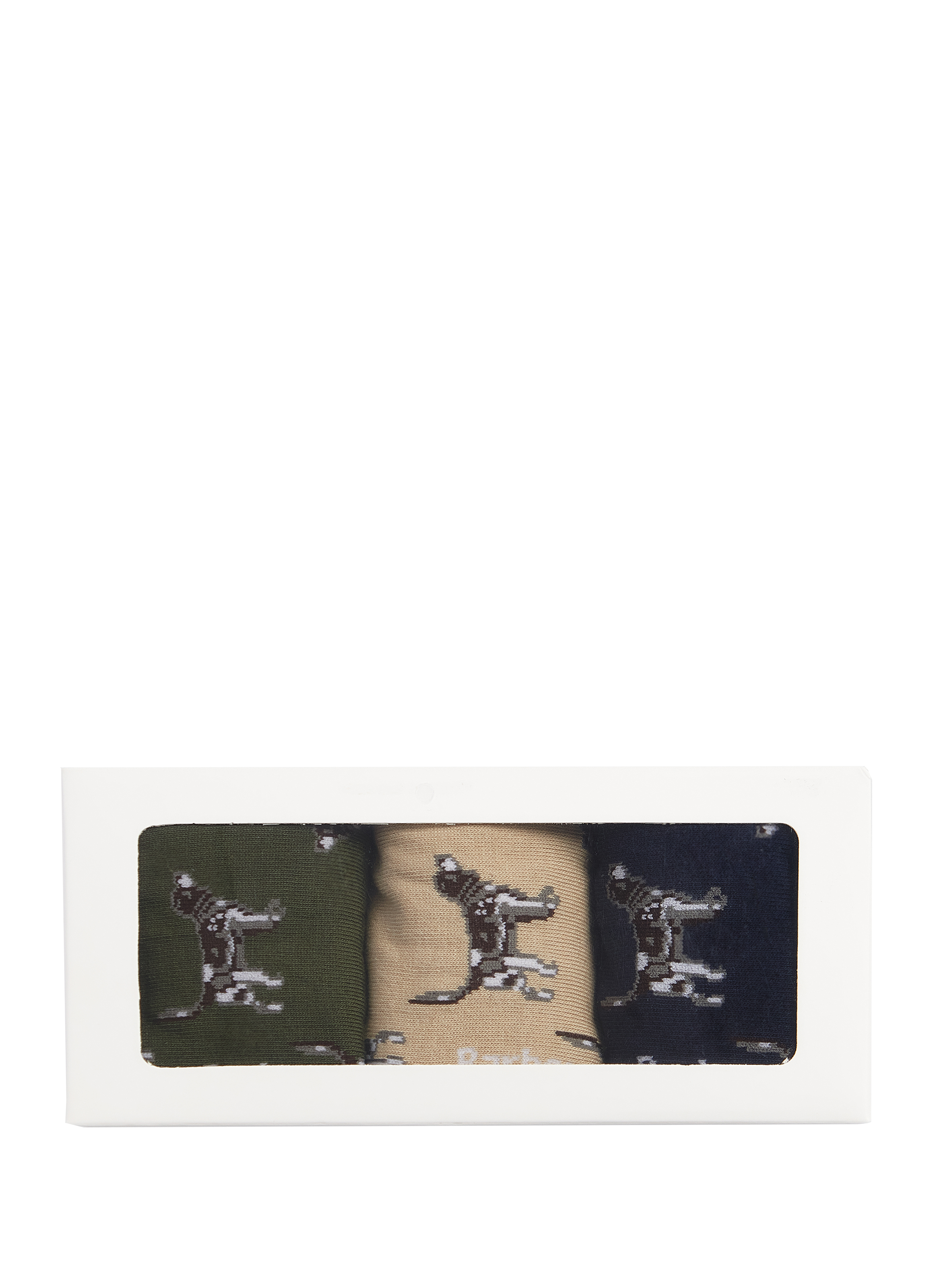 BARBOUR Lot de 3 chaussettes à motif Multicolore