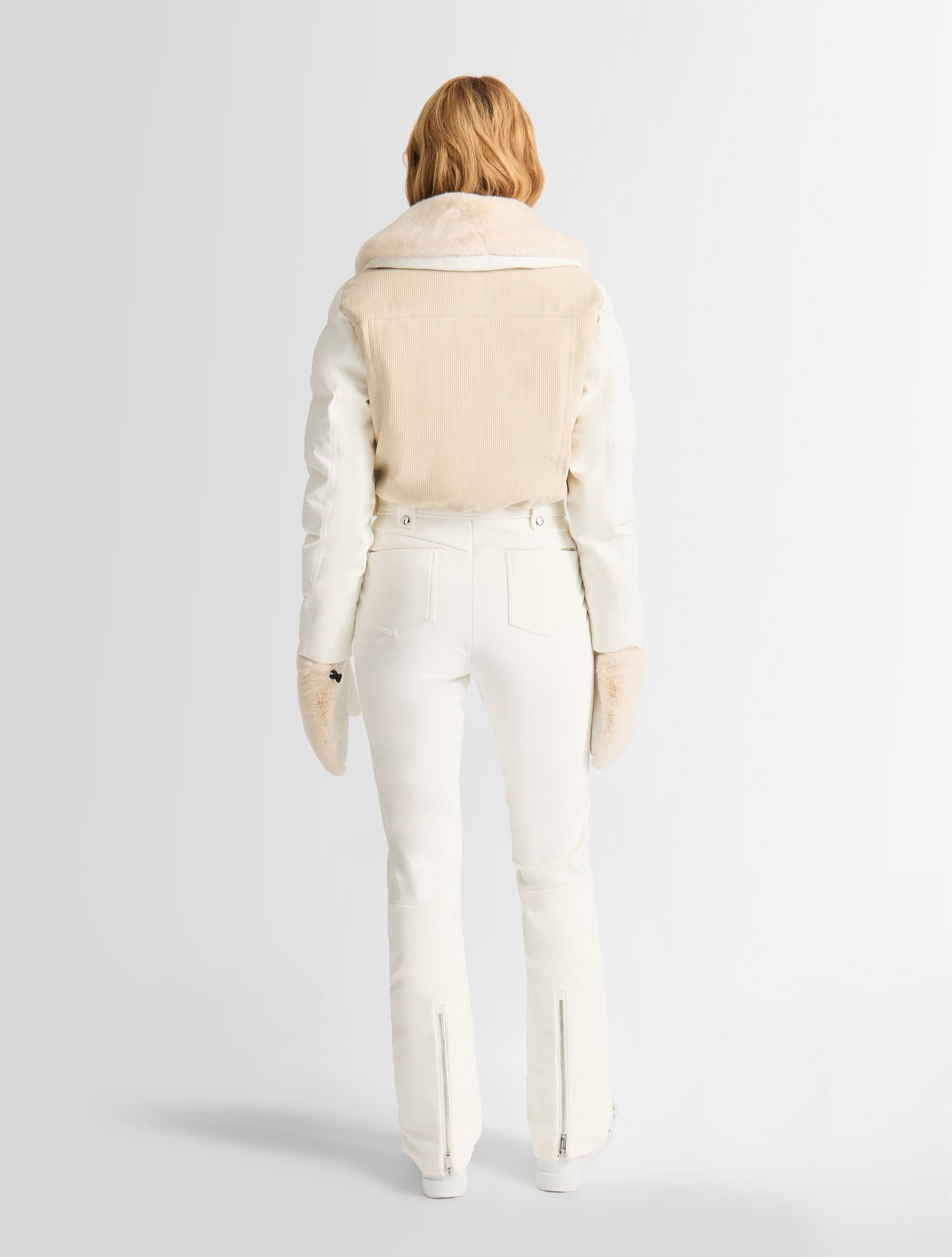 Combinaison de ski karei velvet col montant coupe ajustée FUSALP Jaune