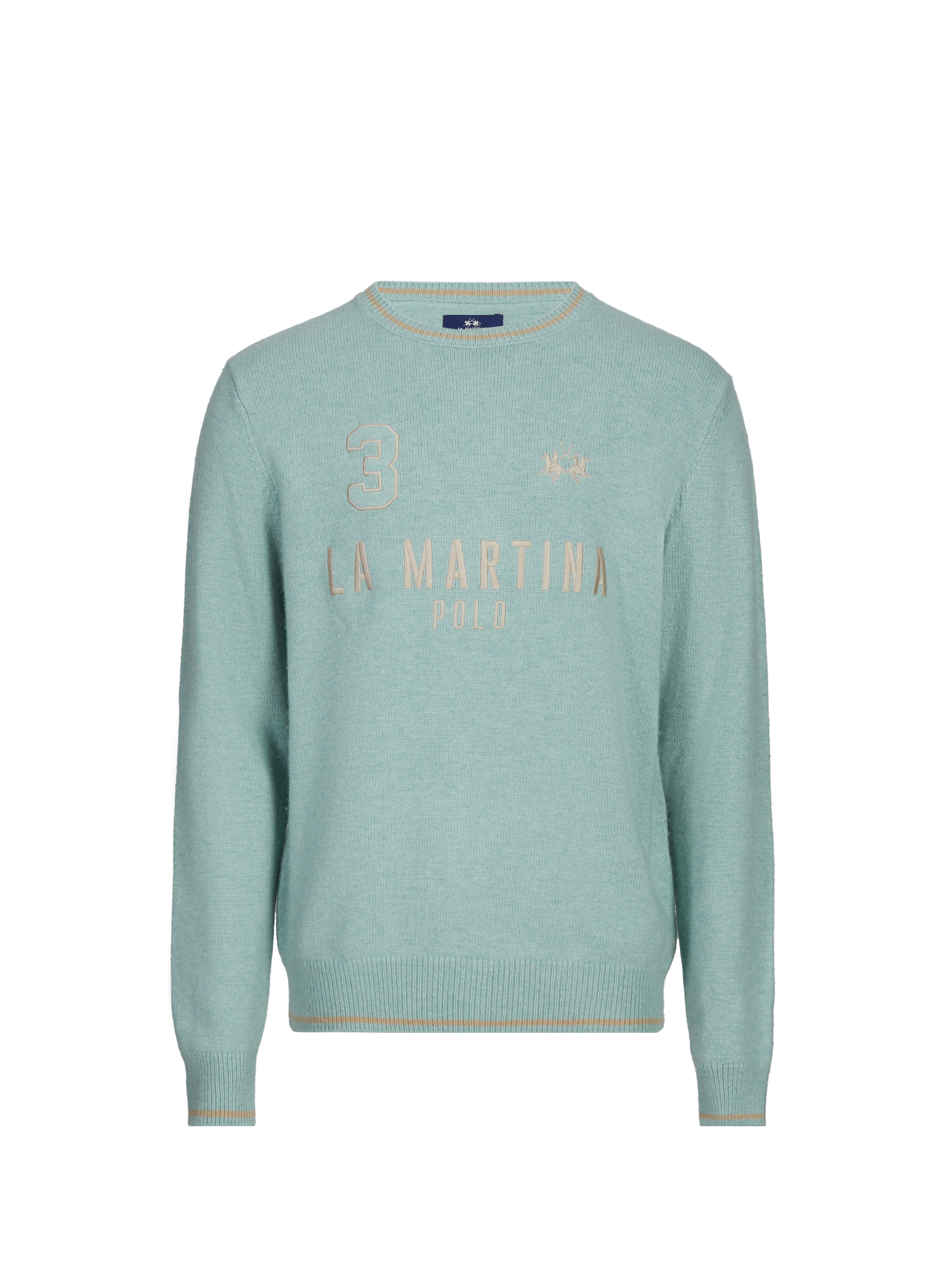 LA MARTINA Pull en liane mélangée  Grey