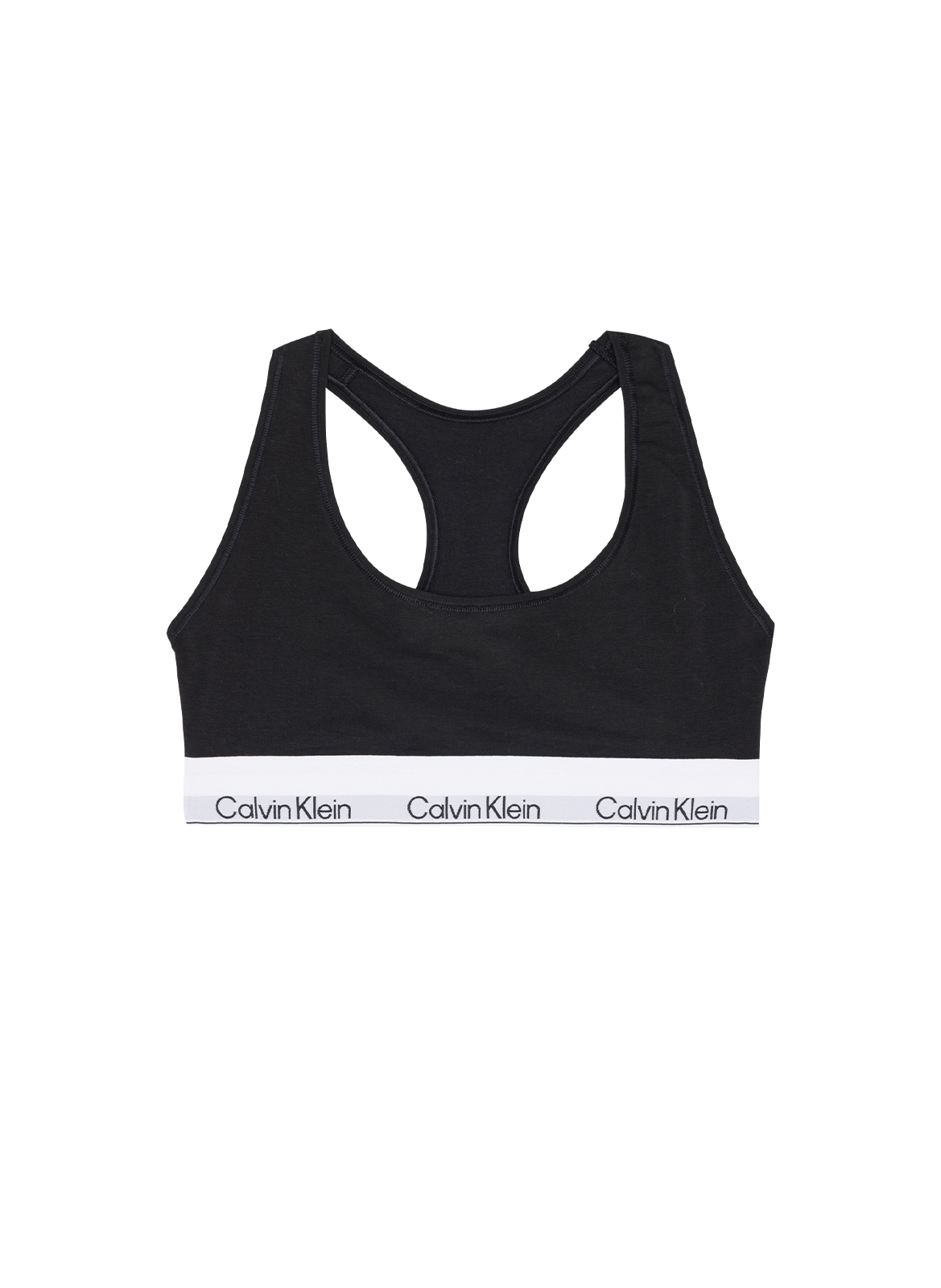 Brassière en coton mélangé CALVIN KLEIN Noir