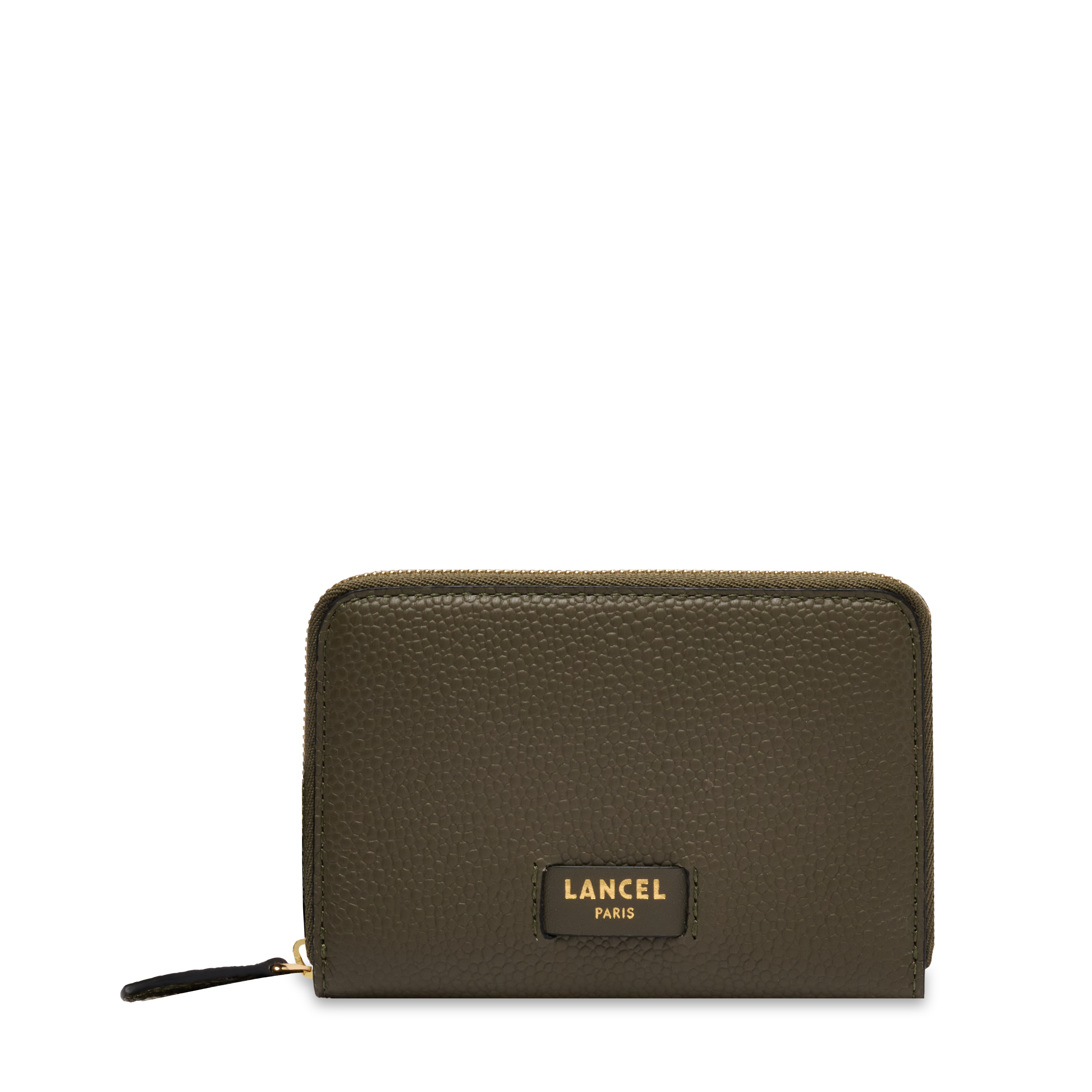 Portefeuille zippé ninon de lancel en cuir LANCEL Vert