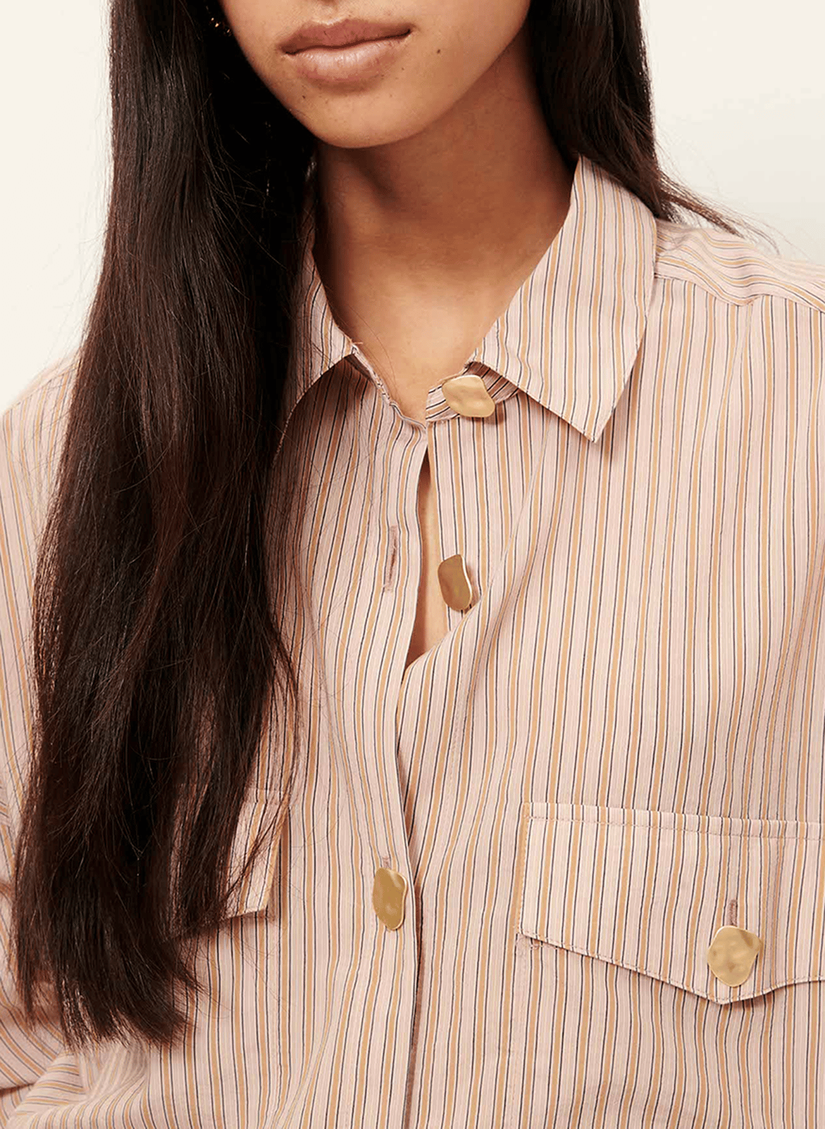 Chemise col classique en coton balanca SESSUN Multicolore