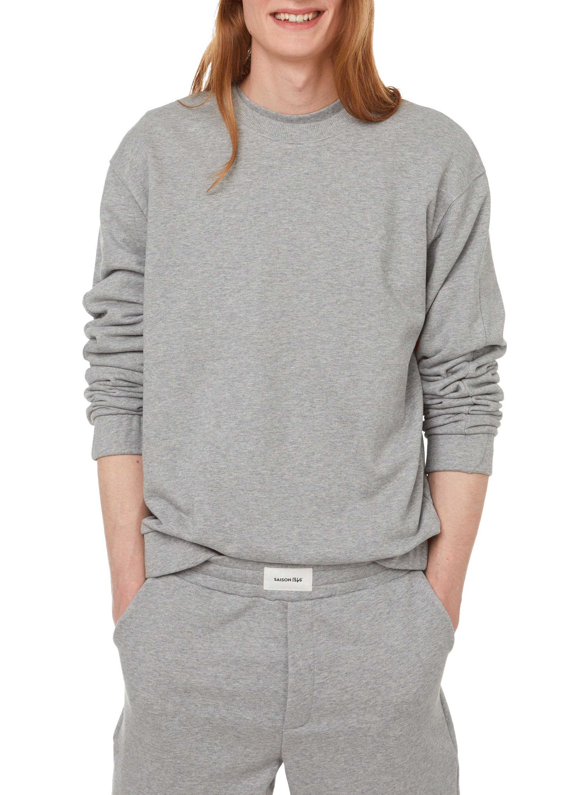 Cotton sweatshirt SAISON 1865 Grey