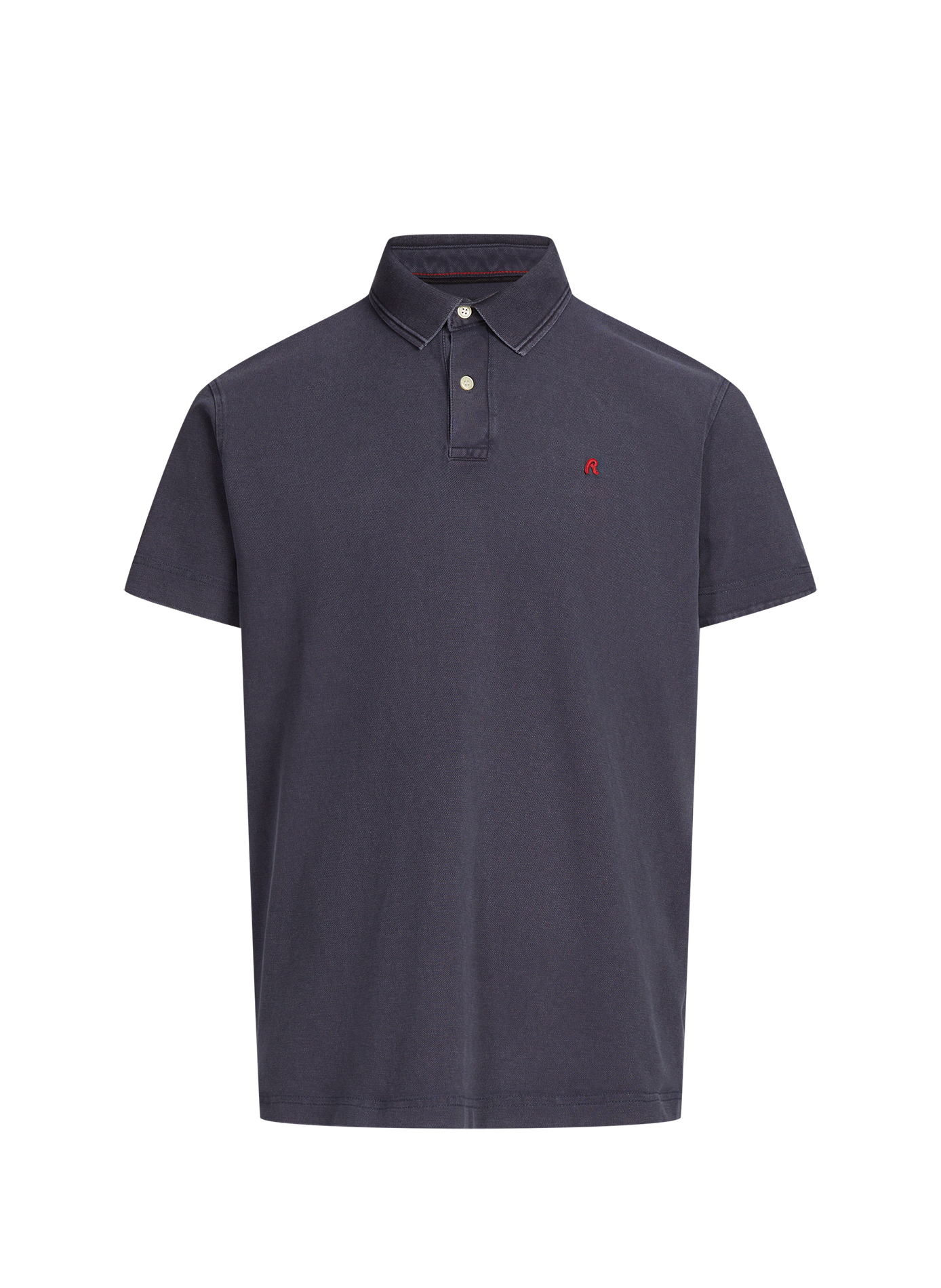 Short sleeve cotton polo shirt REPLAY Blue