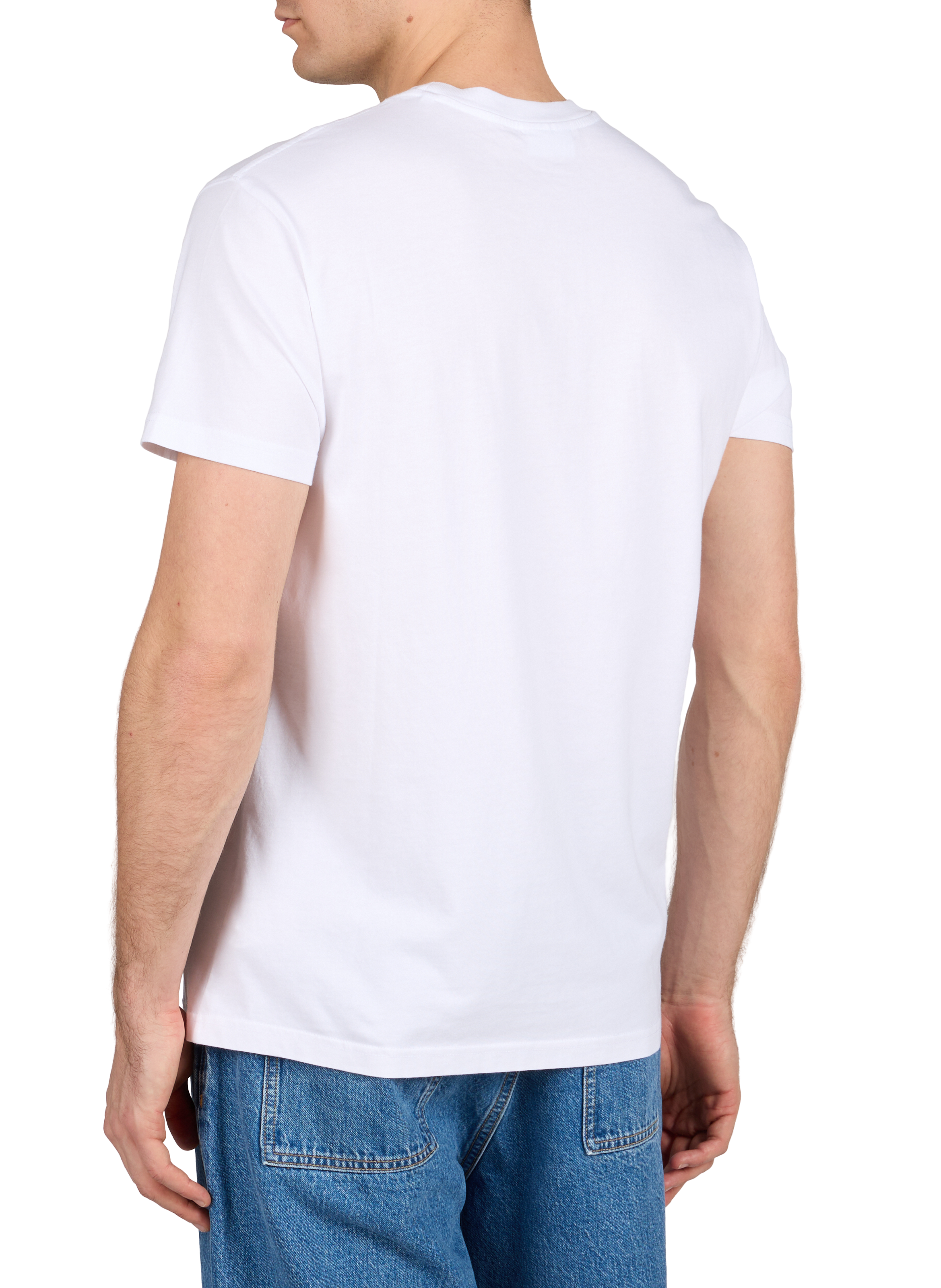 T-shirt brodé Adventurer en coton biologique MAISON LABICHE Blanc