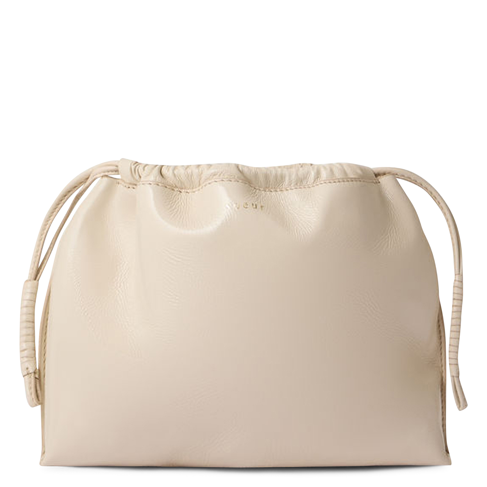 Sac bandoulière en cuir vernis suzette SOEUR Beige
