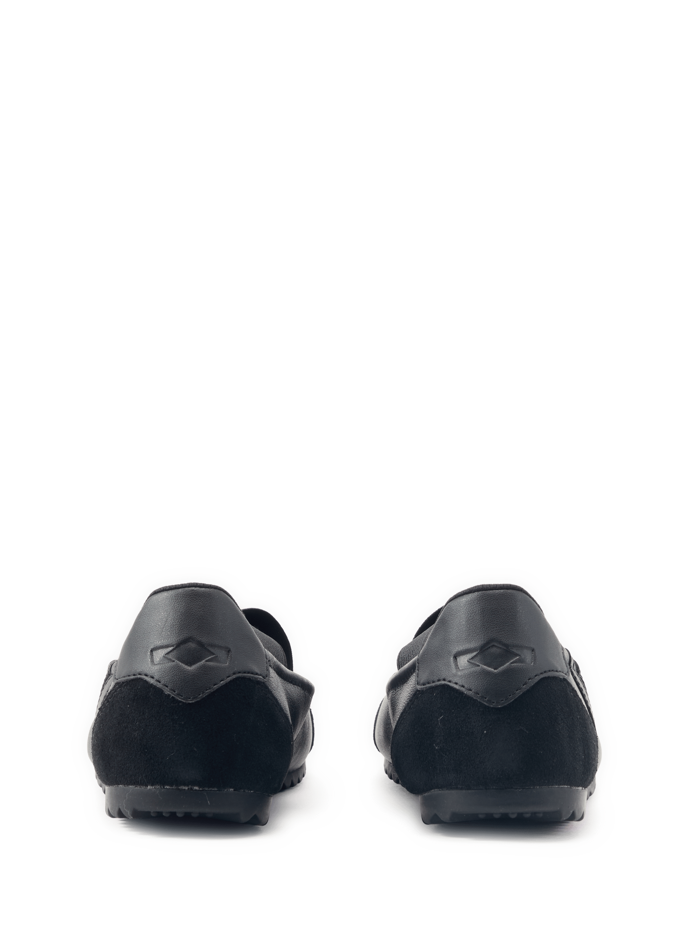 Ballerines bi-matière  en cuir mélangé PALLADIUM Noir