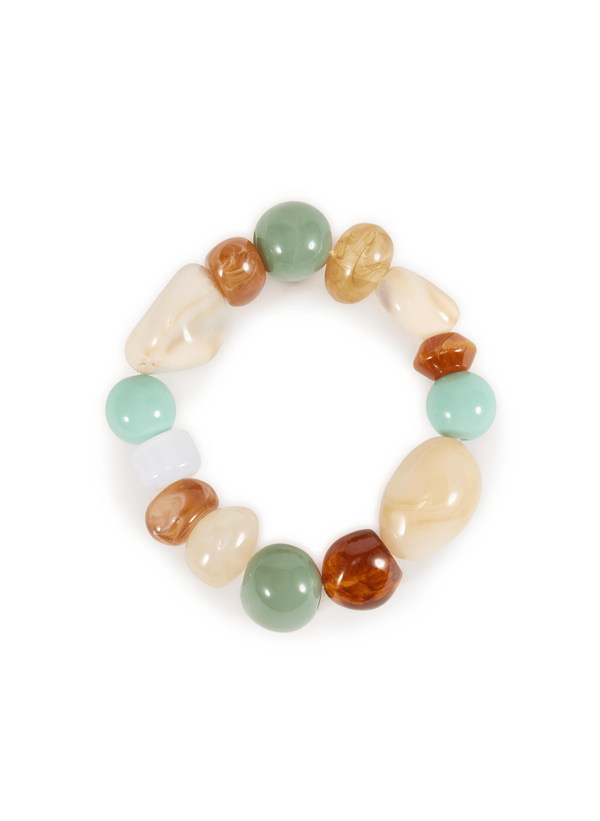 Bracelet avec pierres en résine AU PRINTEMPS PARIS Bleu