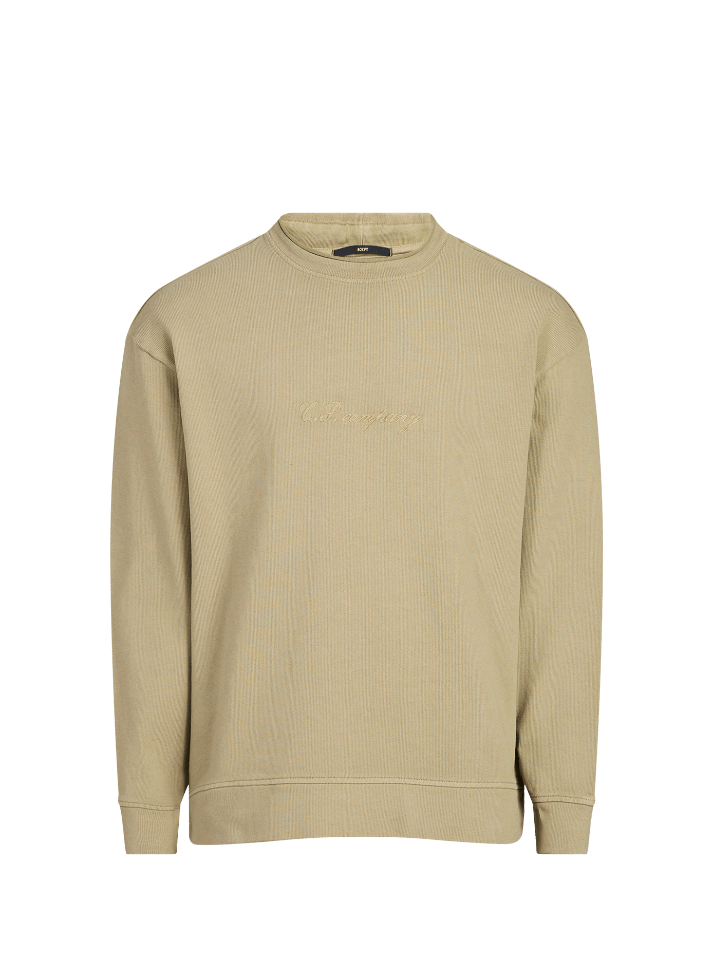 Sweatshirt droit en maille de coton  CP COMPANY Vert