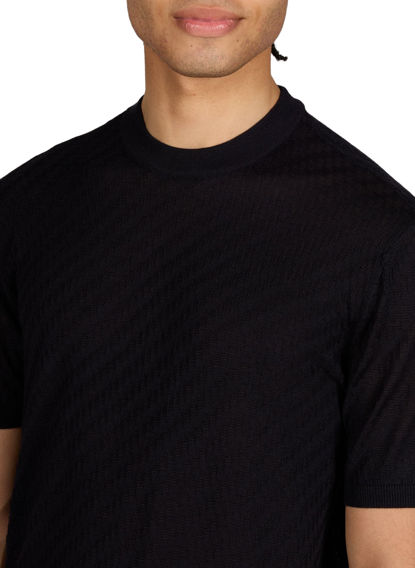 Short-sleeved polo shirt with logo EMPORIO ARMANI Blue