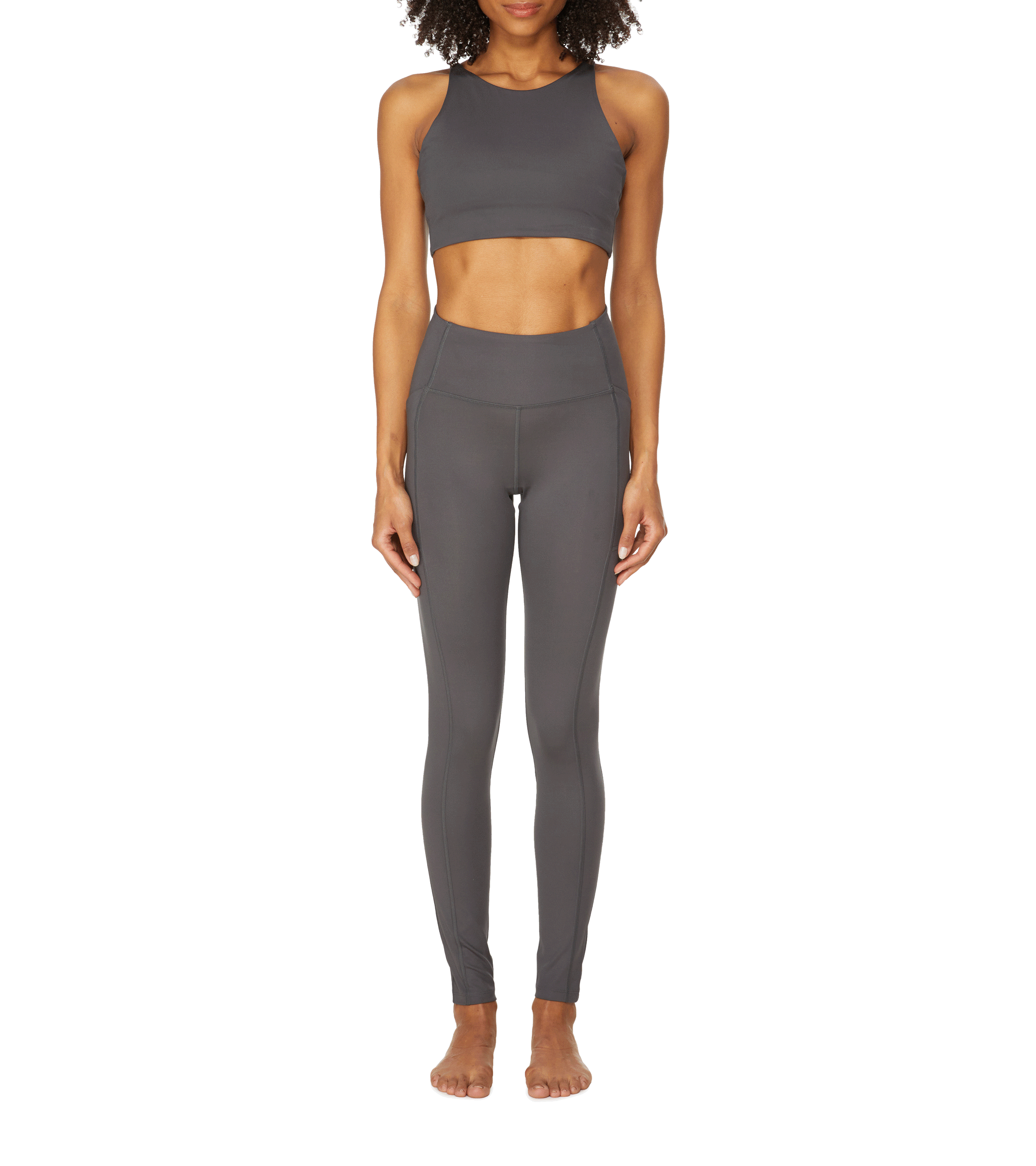 Leggings with pockets GIRLFRIEND COLLECTIVE Grey