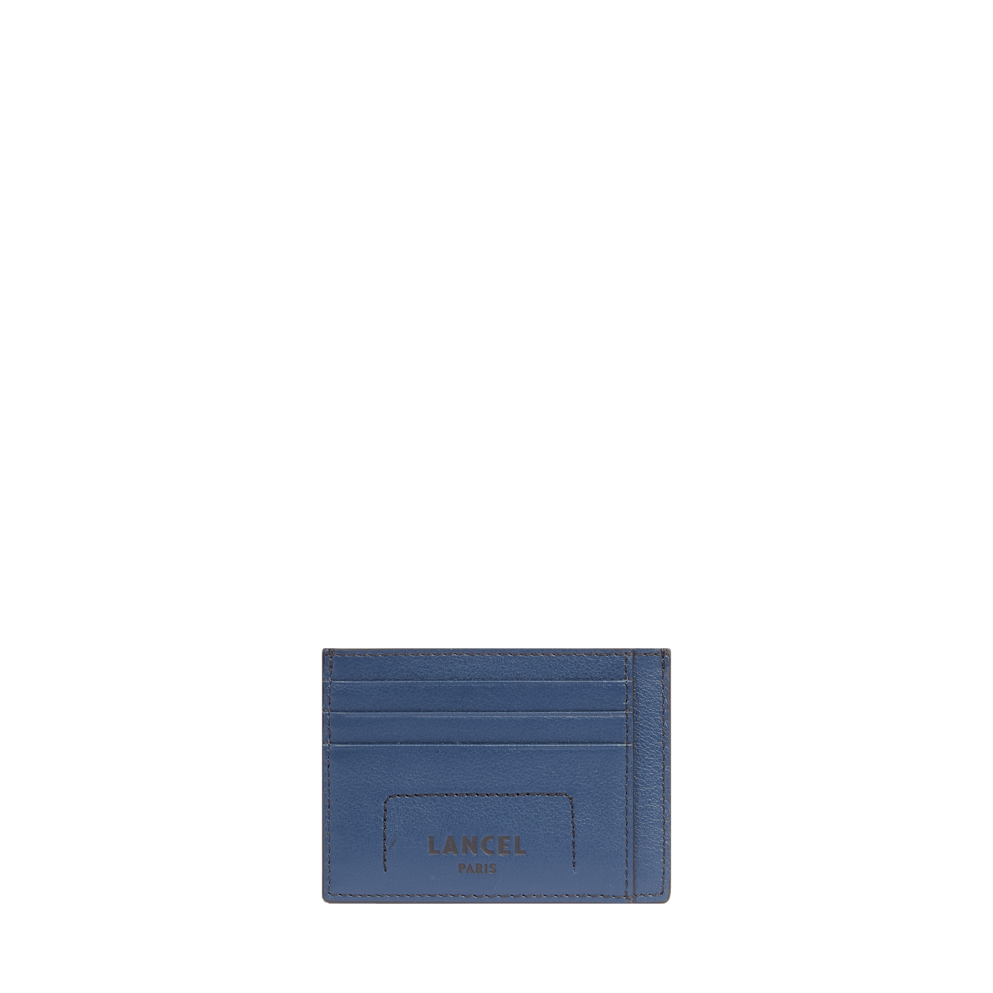 Porte-cartes en cuir max de lancel LANCEL Bleu