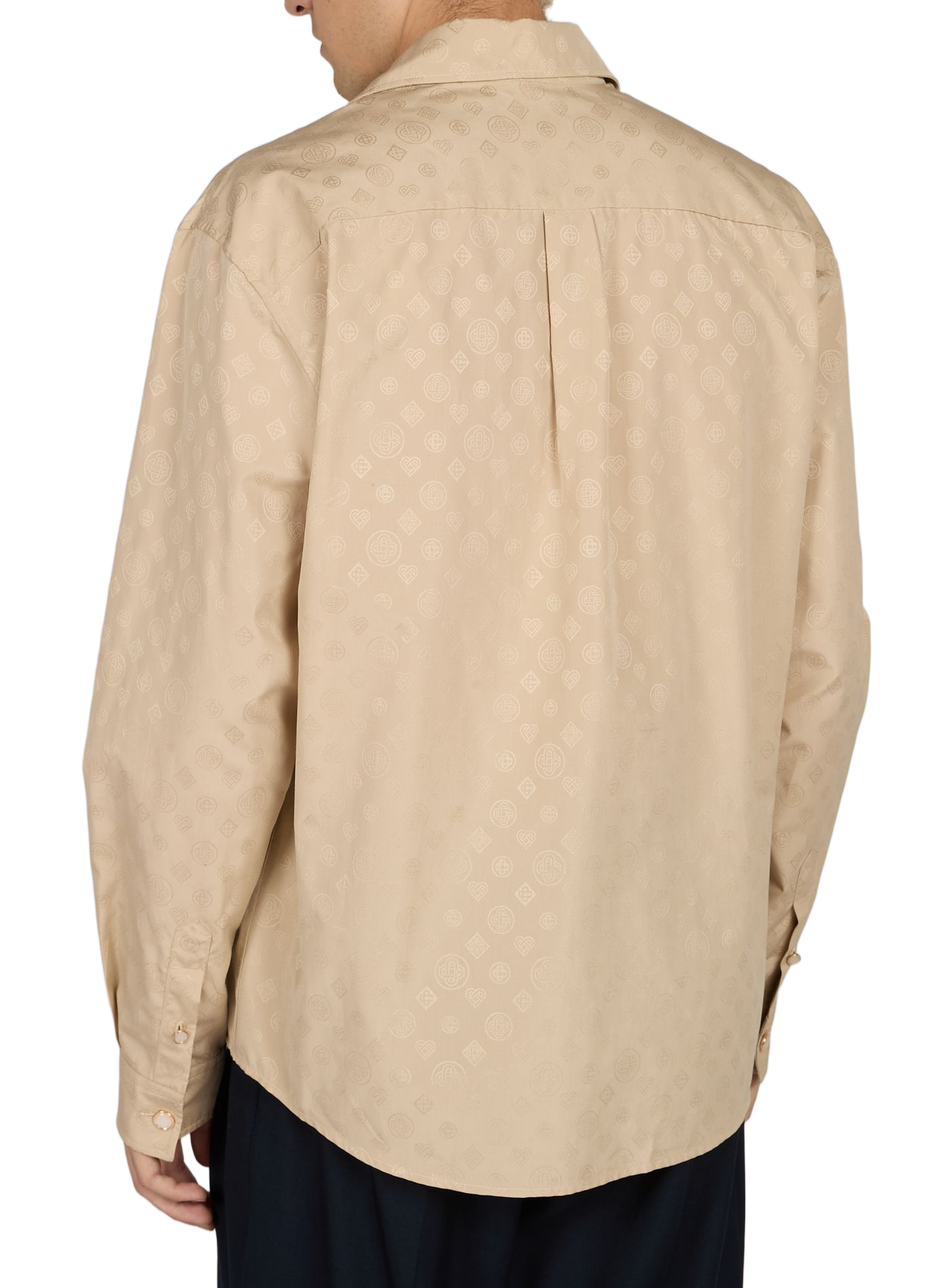 Jacquard straight shirt CASABLANCA PARIS Brown