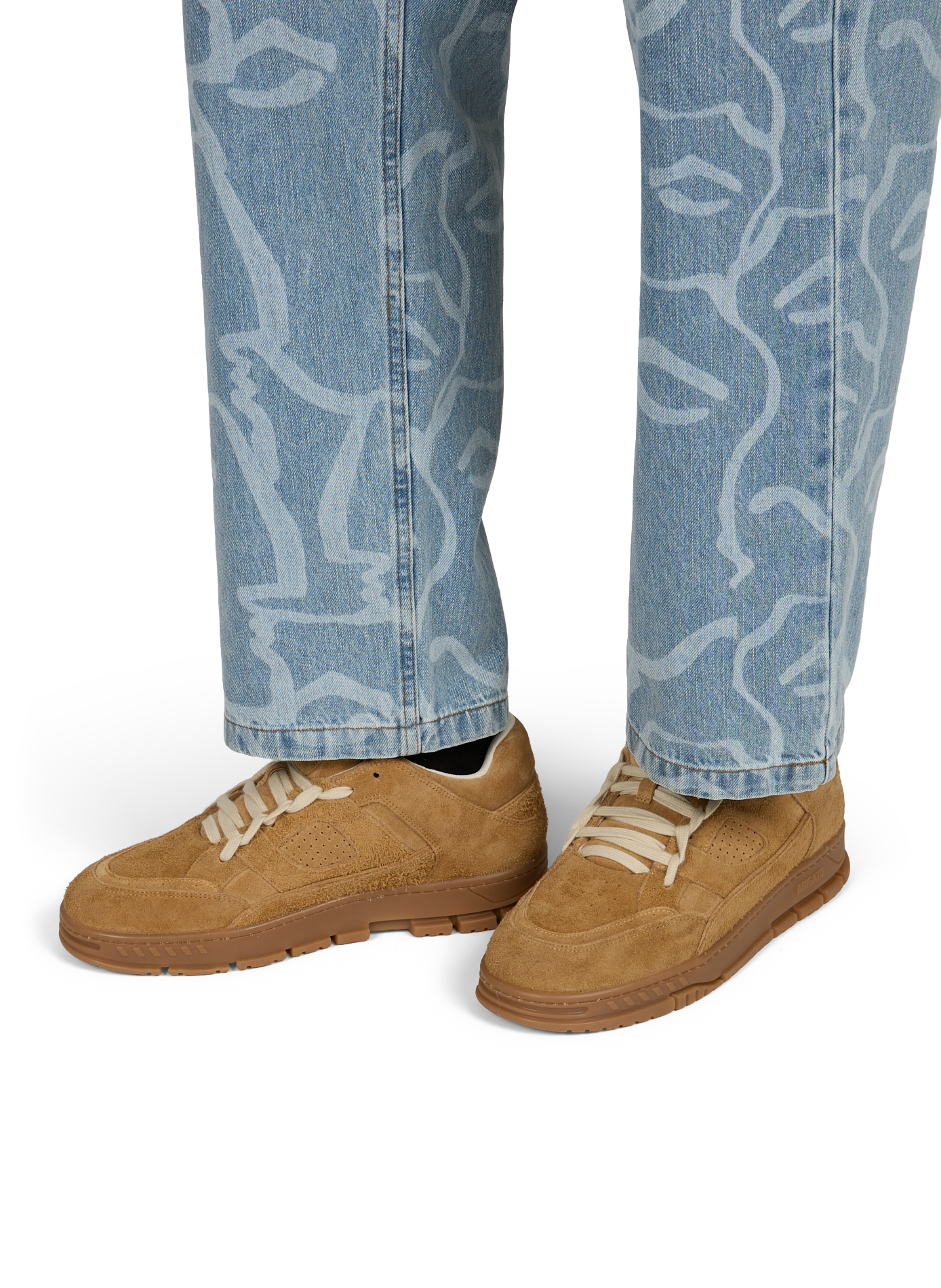 Baskets texturées Area Lo en cuir  AXEL ARIGATO Beige