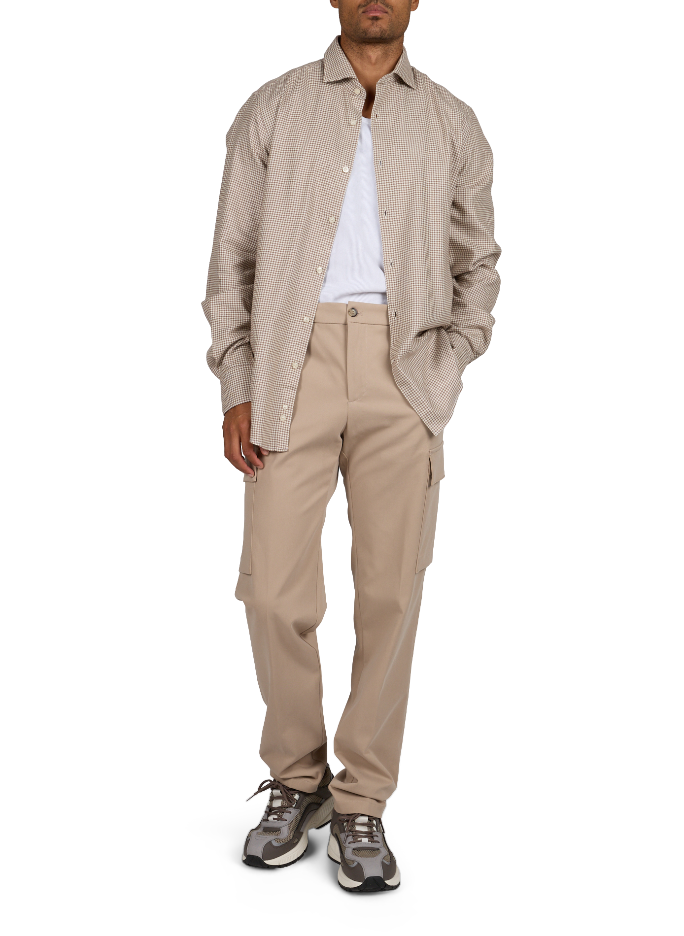 Loose-fitting shirt in blended cotton PAUL & SHARK Beige