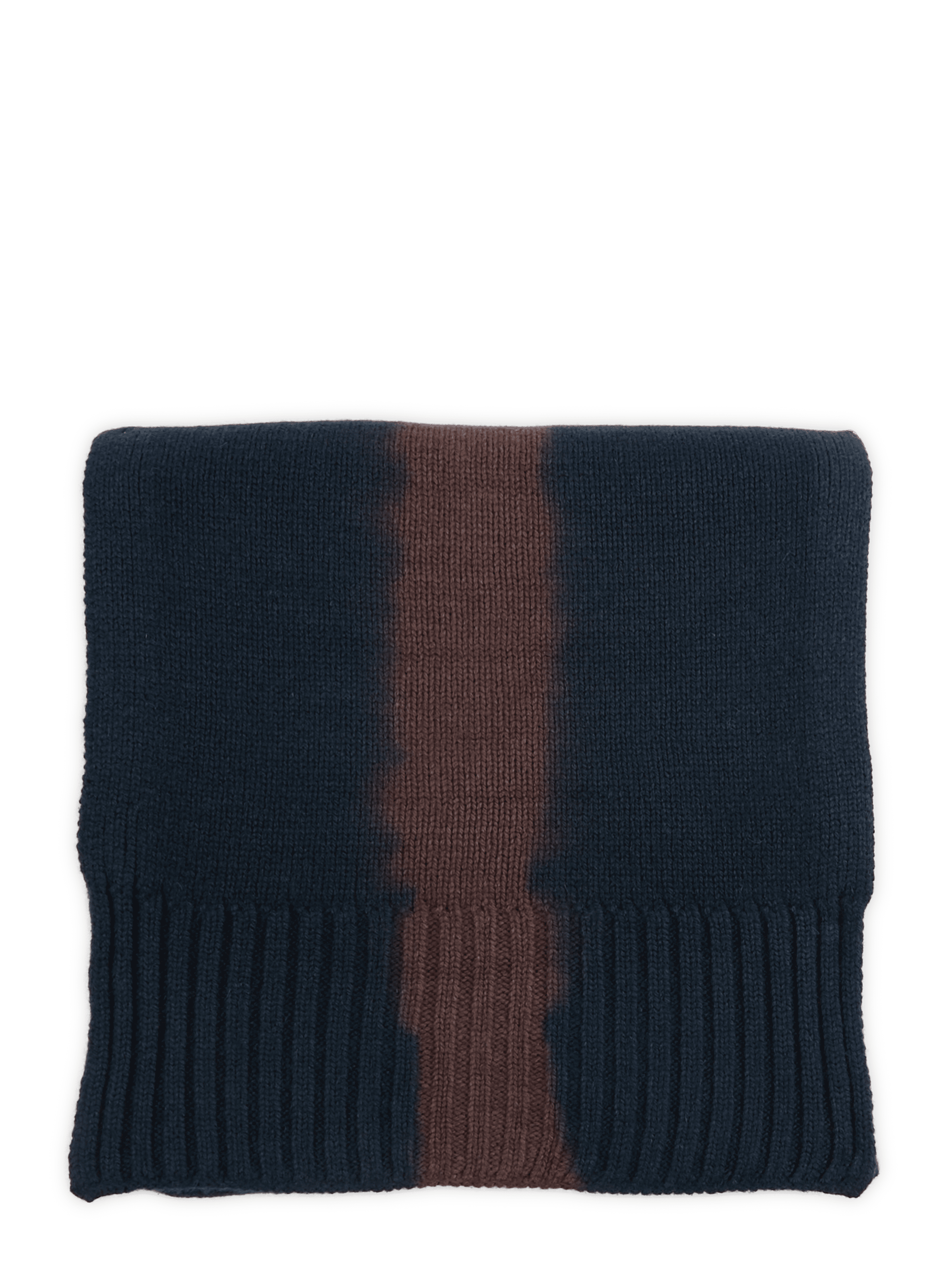 Merino wool tie-dye scarf PAUL SMITH Blue