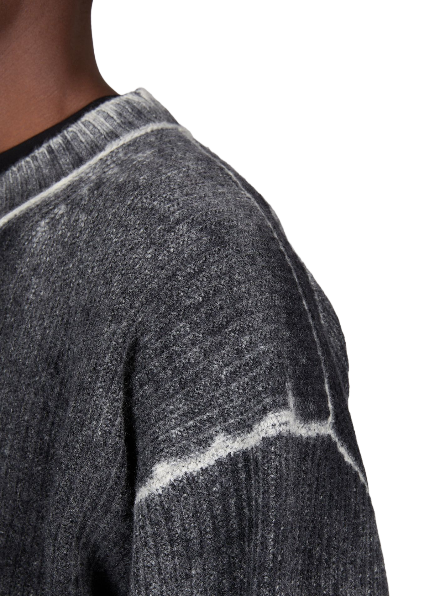 Wollstrickpullover REPRESENT Schwarz