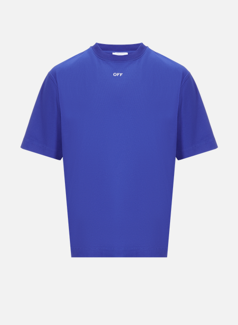 T-shirt en coton BleuOFF-WHITE 