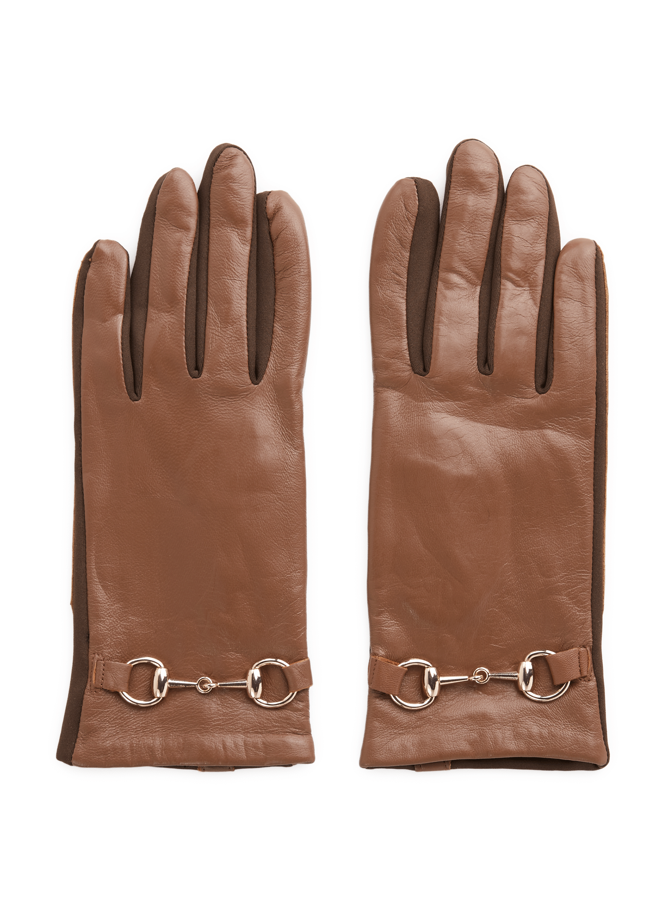 ISOTONER Leather gloves Brown
