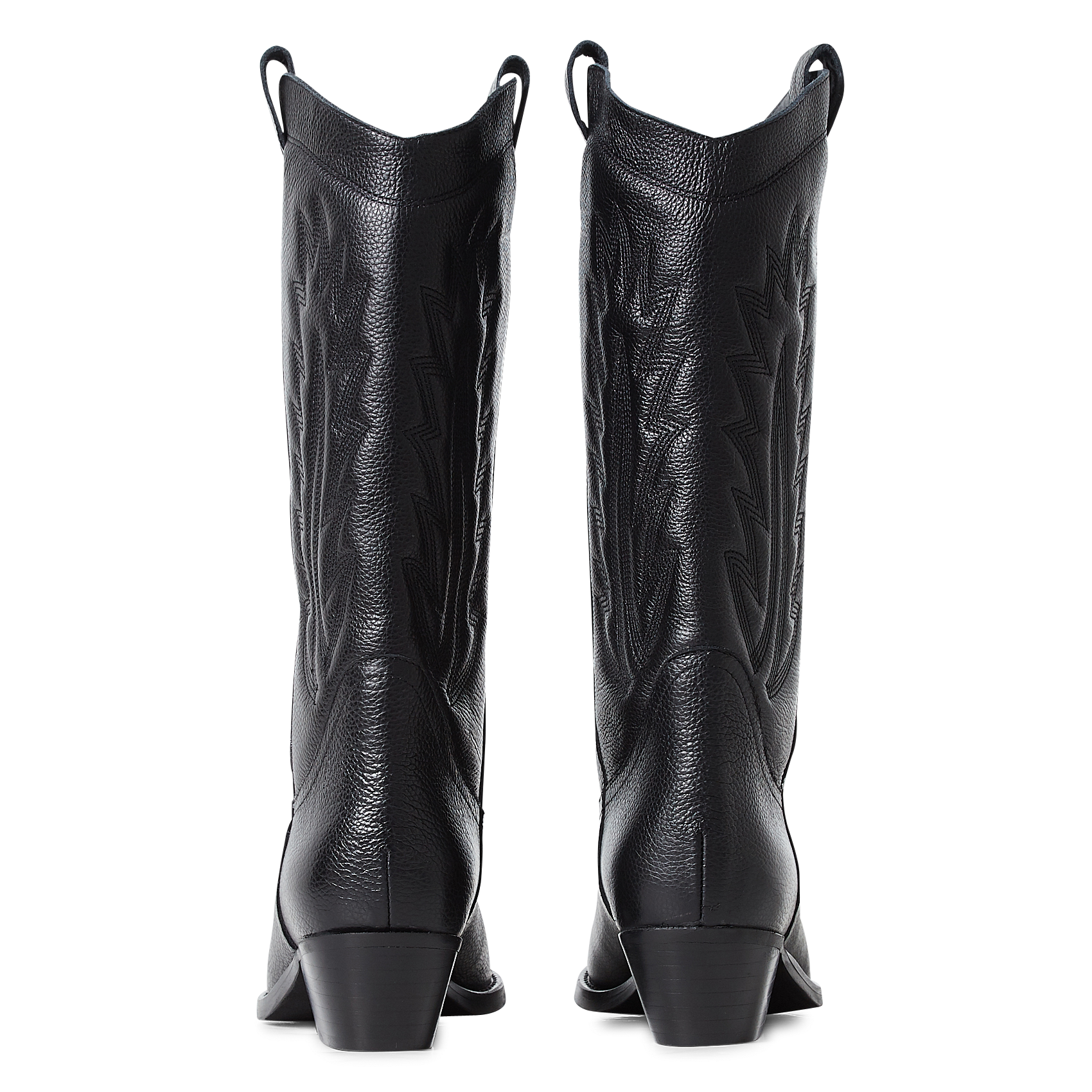 Santiags en cuir delea JONAK Noir