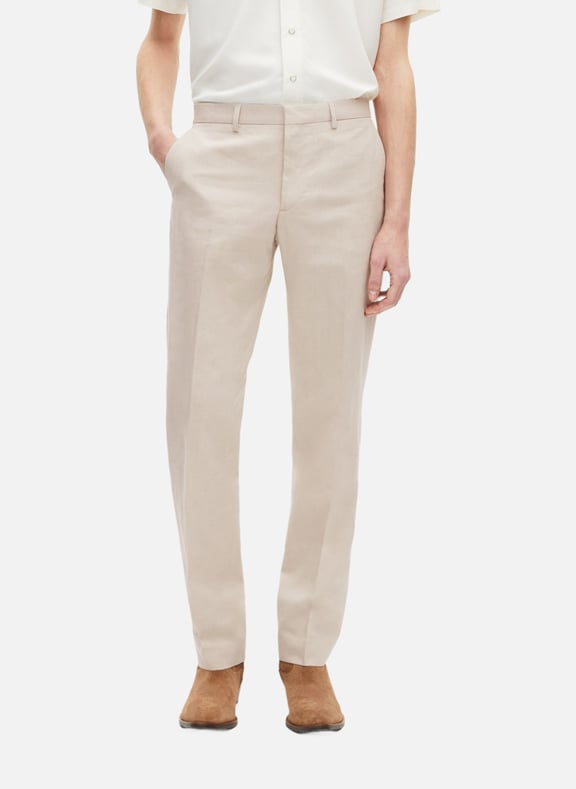 Pantalon de costume droit Beige by THE KOOPLES THE KOOPLES Pantalon de costume droit Beige