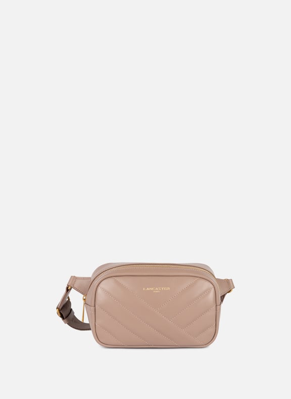 Sac banane - soft matelassé Rose by LANCASTER LANCASTER Sac banane - soft matelassé Rose