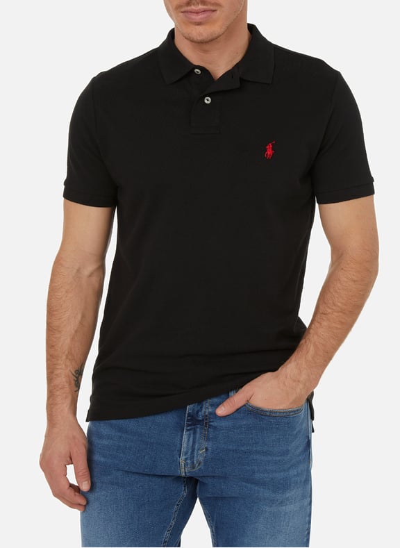 Polo en coton Noir by POLO RALPH LAUREN POLO RALPH LAUREN Polo en coton Noir