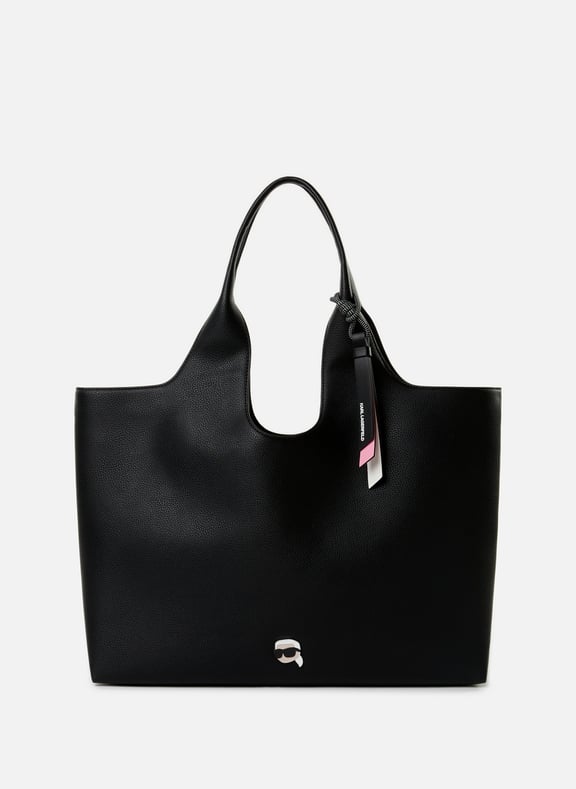 Logo handbag Black by KARL LAGERFELD KARL LAGERFELD Logo handbag Black