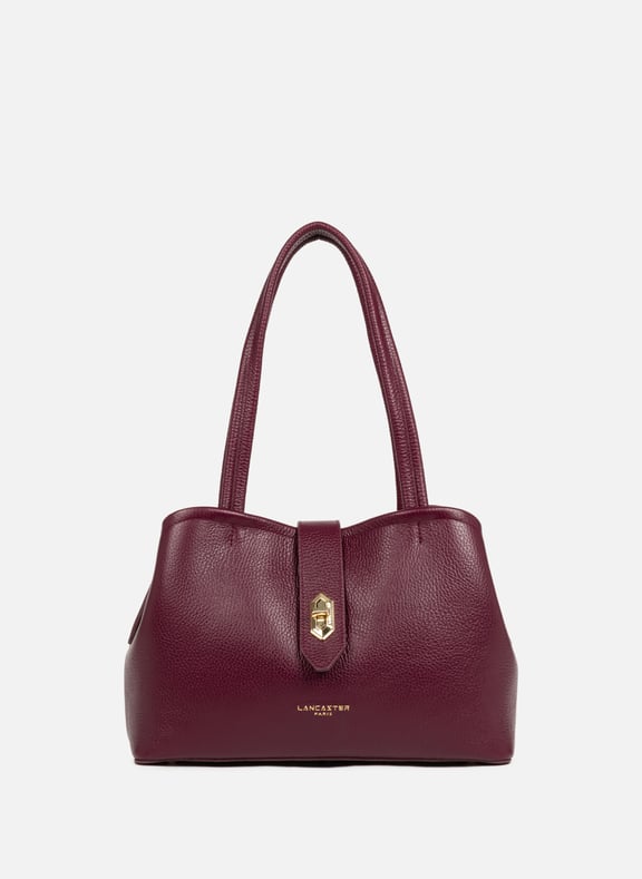 M tote bag - Top Double Red by LANCASTER LANCASTER M tote bag - Top Double Red