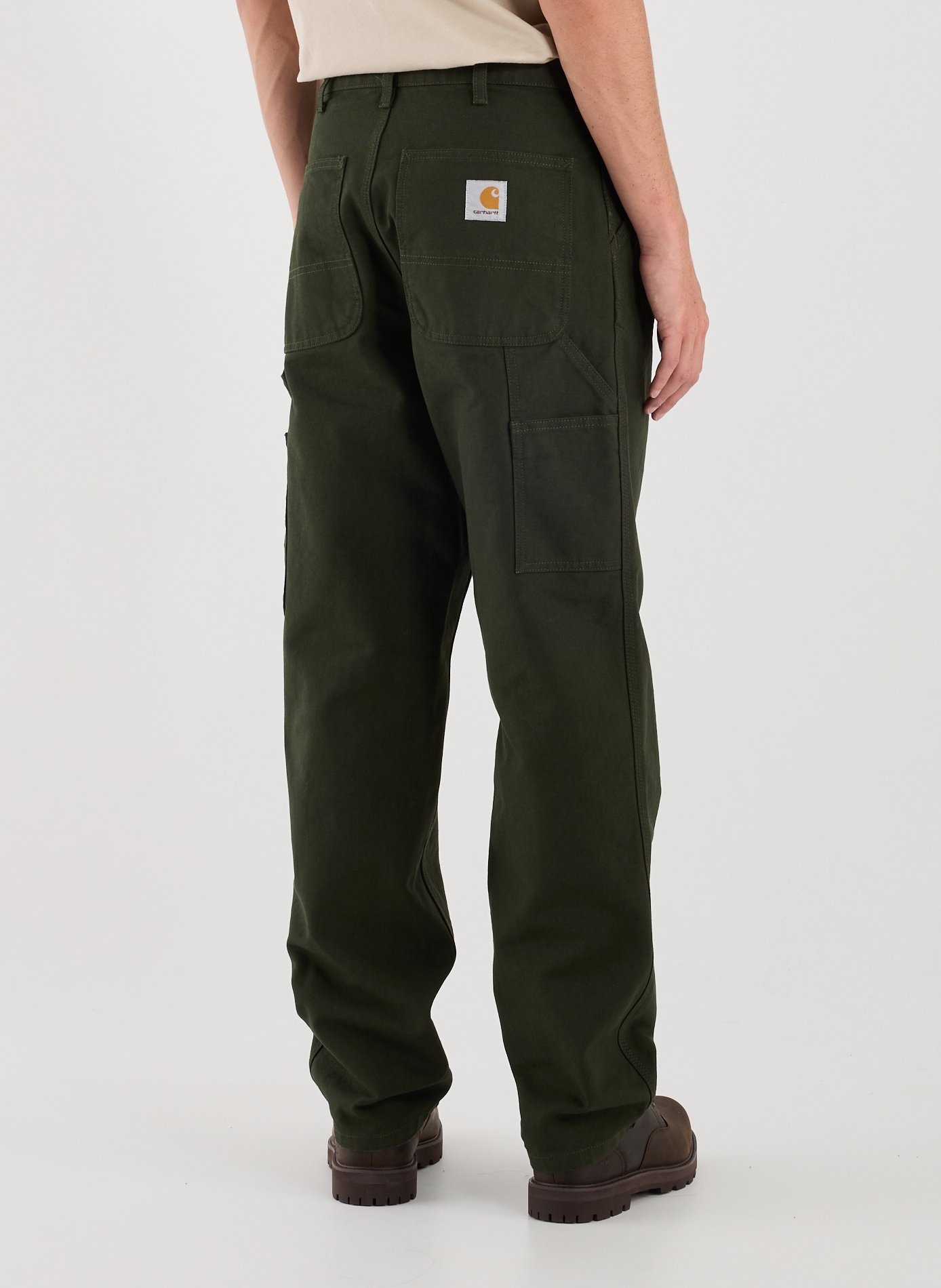 Straight cotton trousers CARHARTT WIP Green