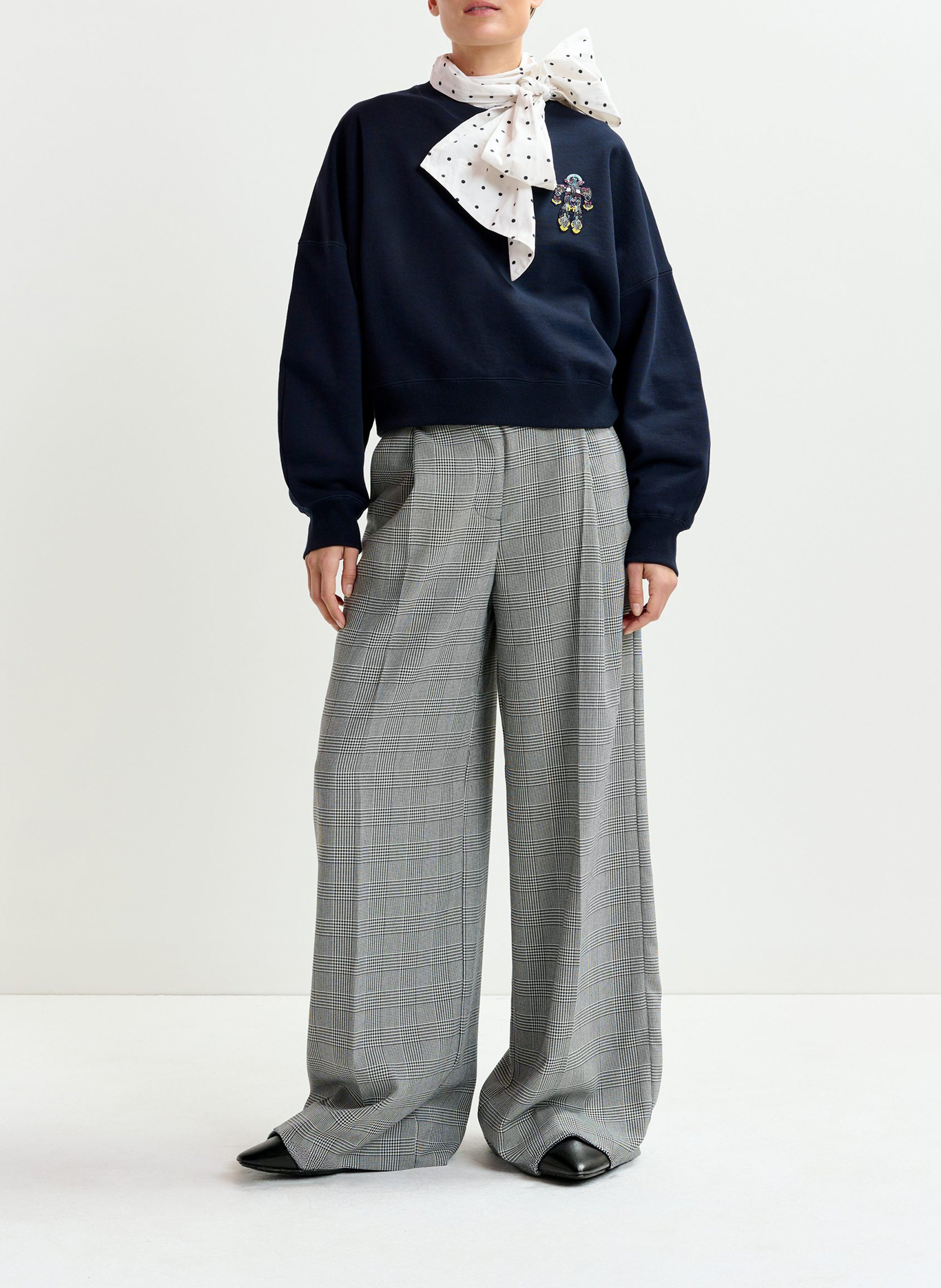 Sweat col rond en coton ibernatus ESSENTIEL ANTWERP Bleu