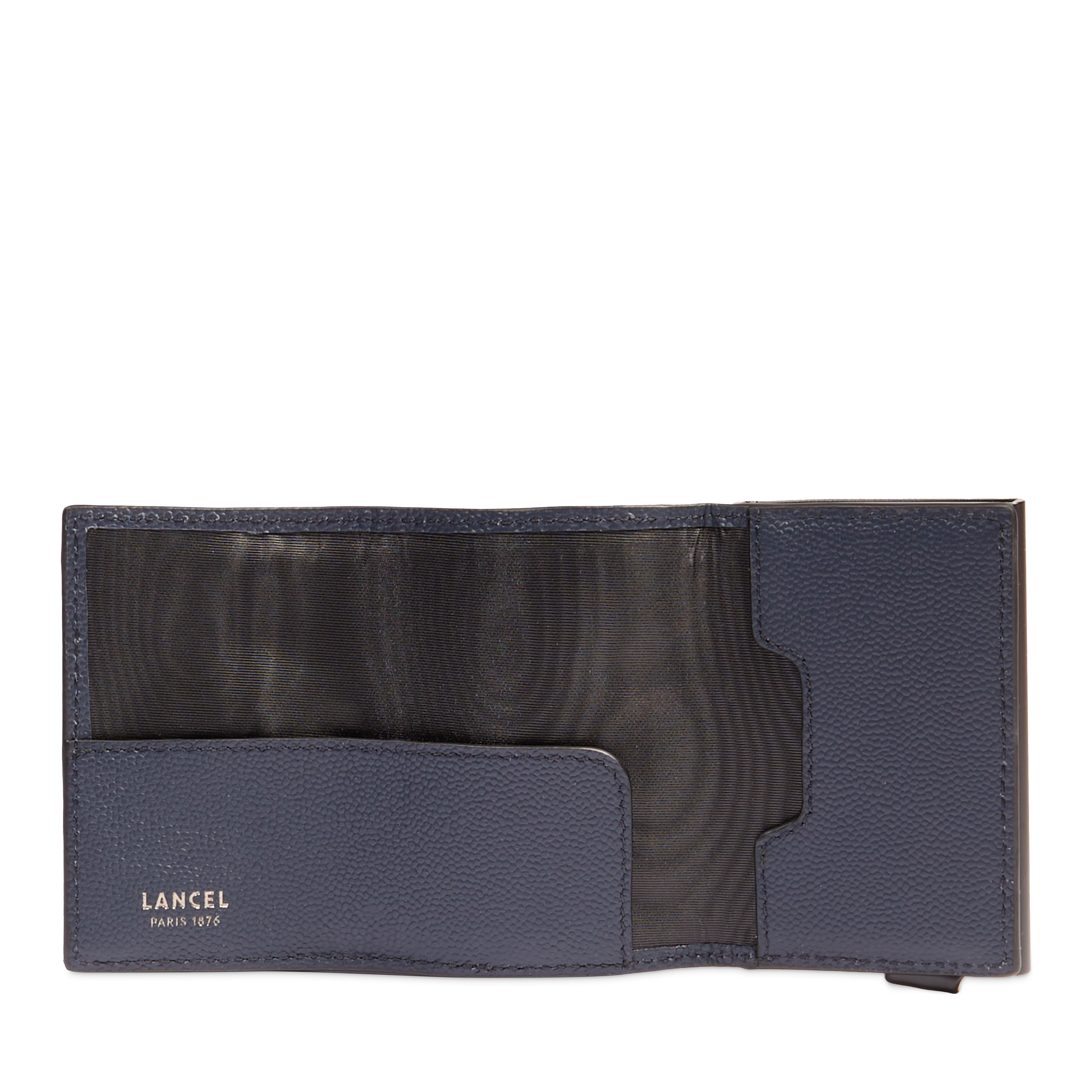Porte-cartes smart charlie de lancel en cuir LANCEL Bleu