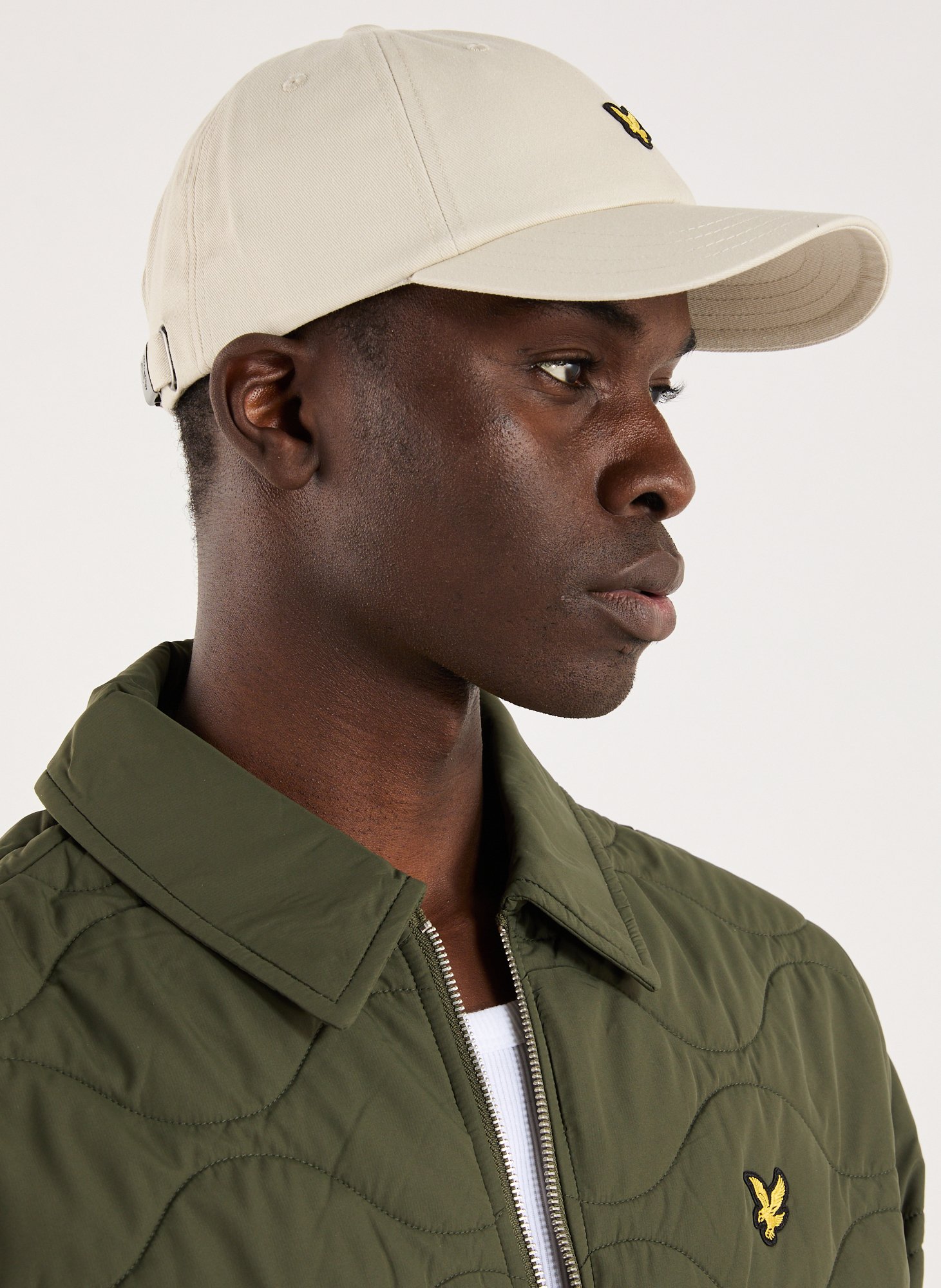 Embroidered cotton baseball cap LYLE & SCOTT Grey