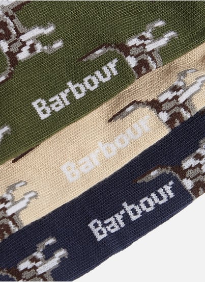 Set of 3 patterned socks BARBOUR Set of 3 patterned socks BARBOUR