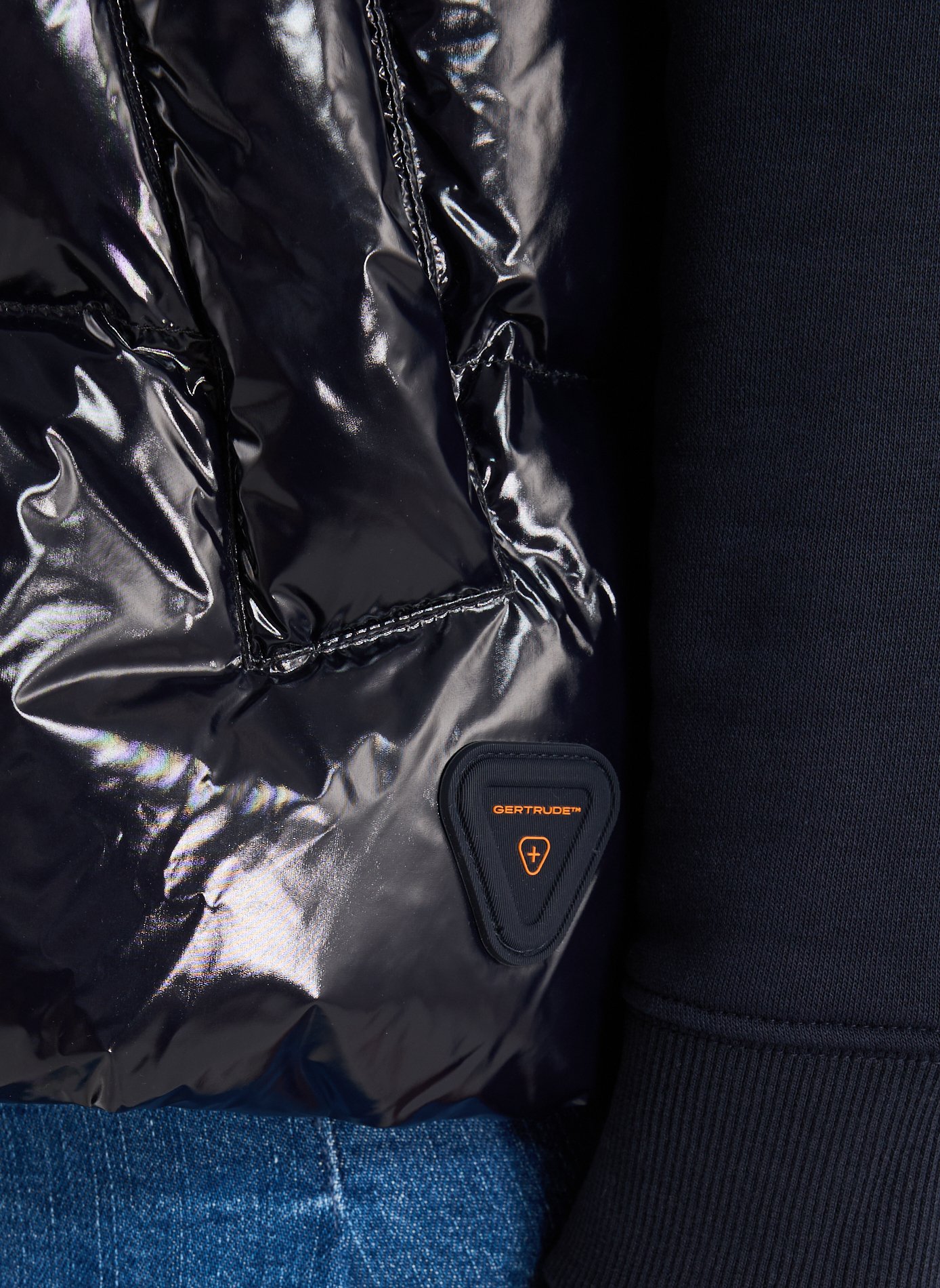 Doudoune matelassée sans manches à col montant GERTRUDE ET GASTON Bleu