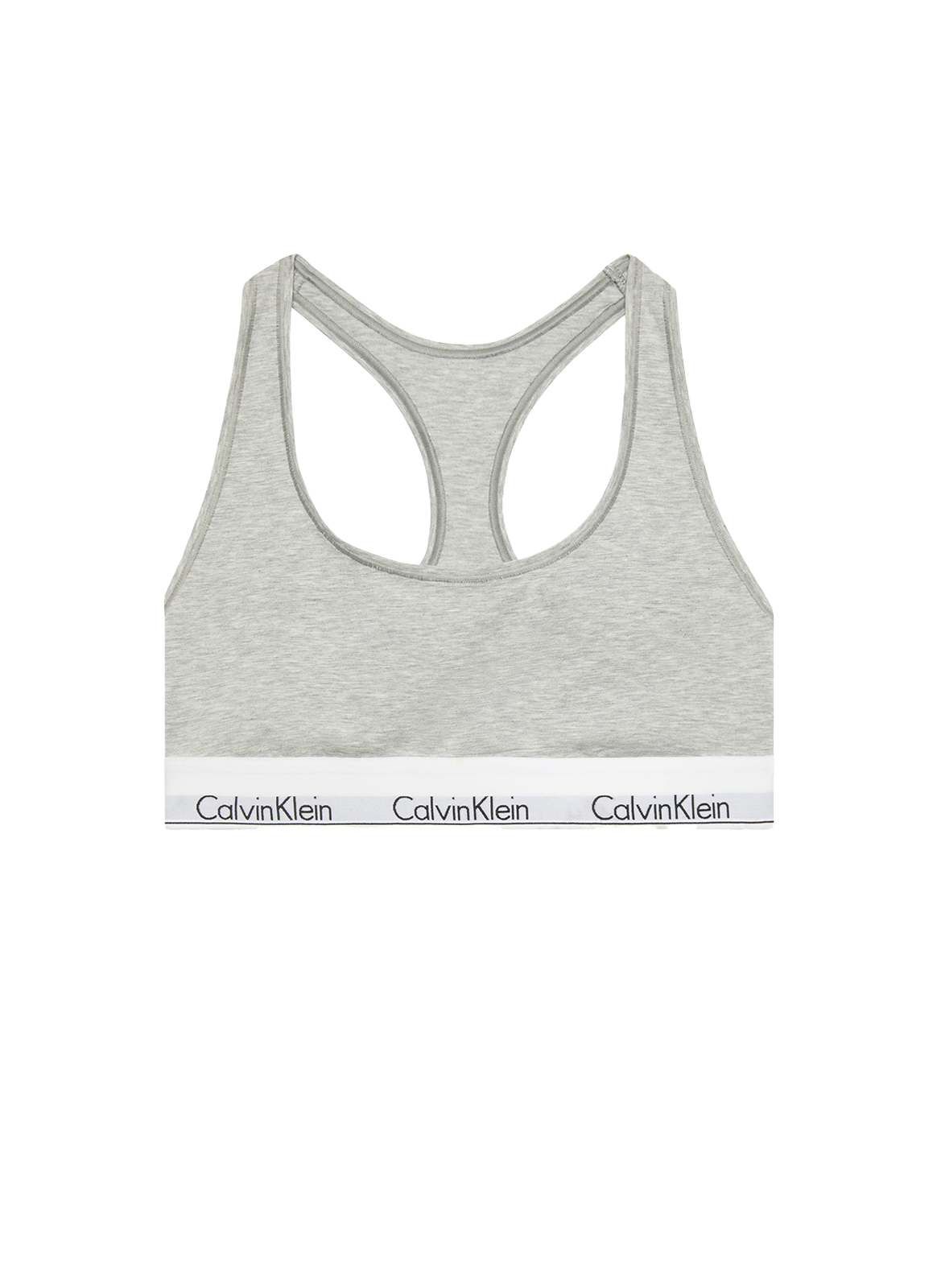 Brassière en coton mélangé CALVIN KLEIN Gris