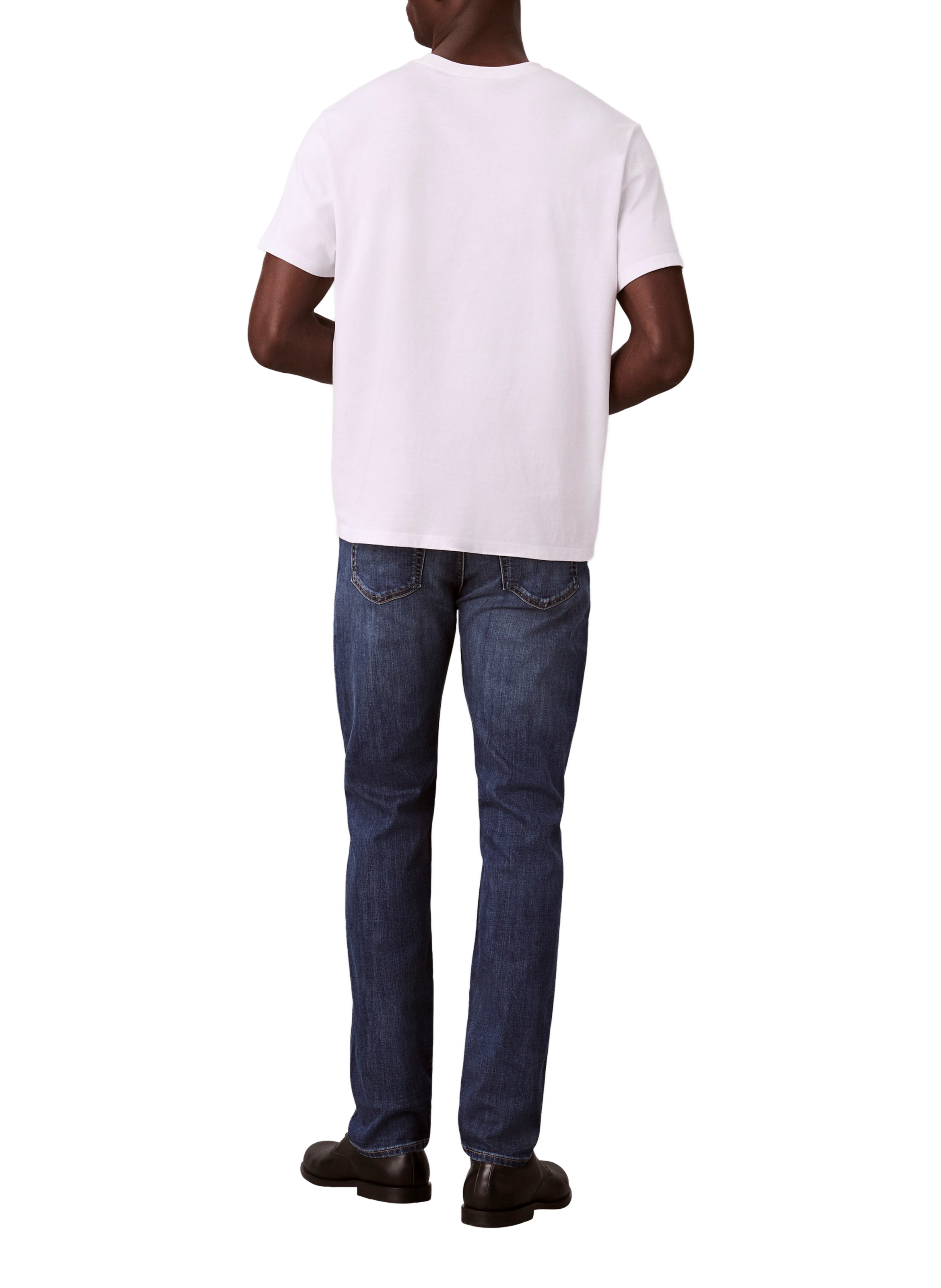 Cotton-blend slim-fit jeans CALVIN KLEIN Blue