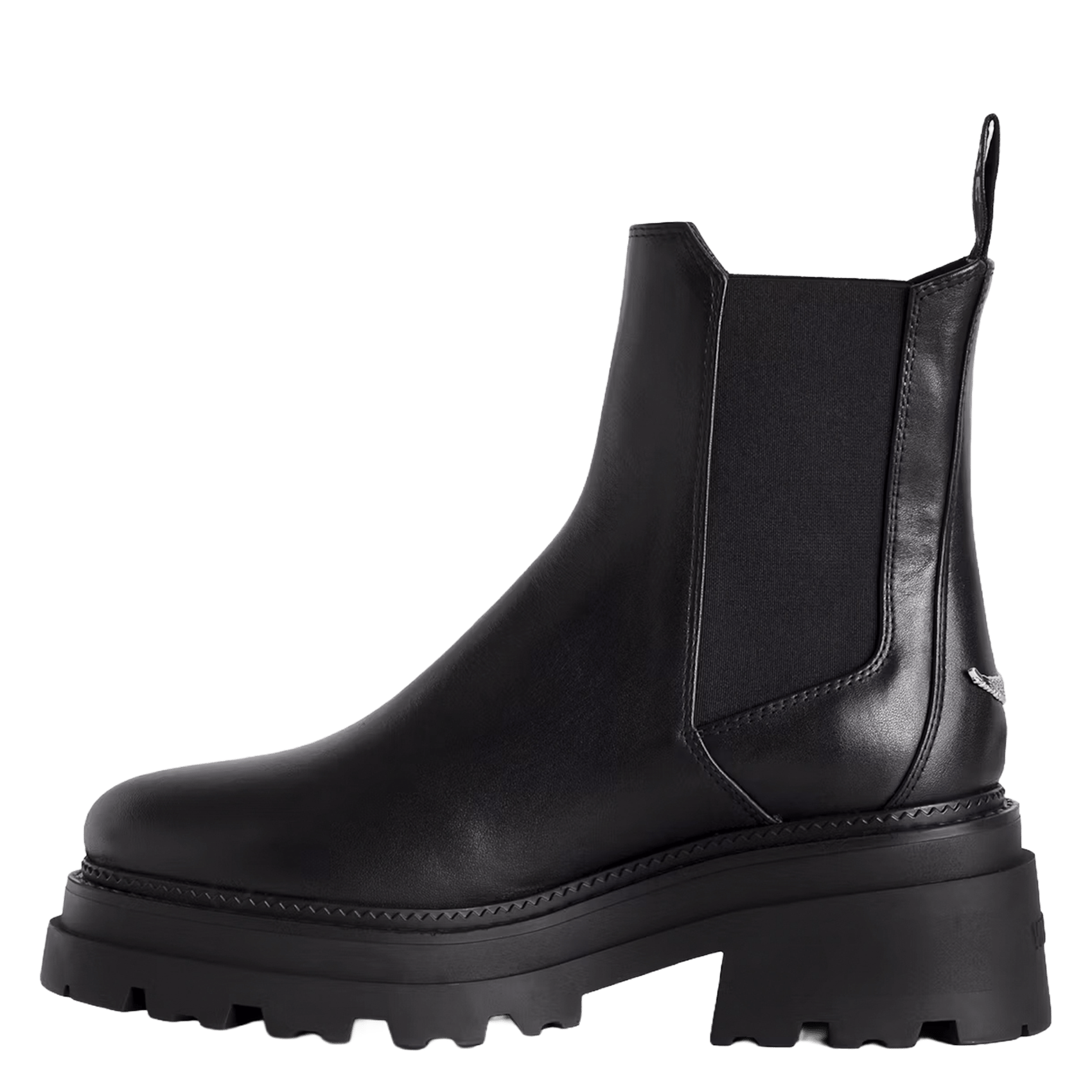 Bottines en cuir ride ZADIG&VOLTAIRE Noir